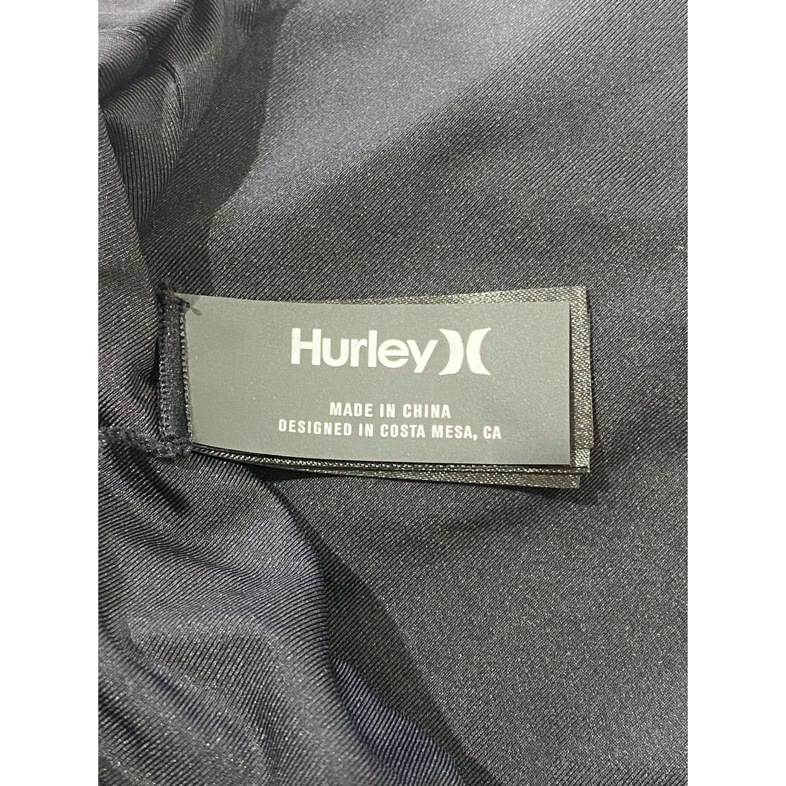 Hurley HURLEY Juniors' One And Only Solid Scoop Bikini Top Black L Size L / US 10 / IT 46 - 5 Thumbnail