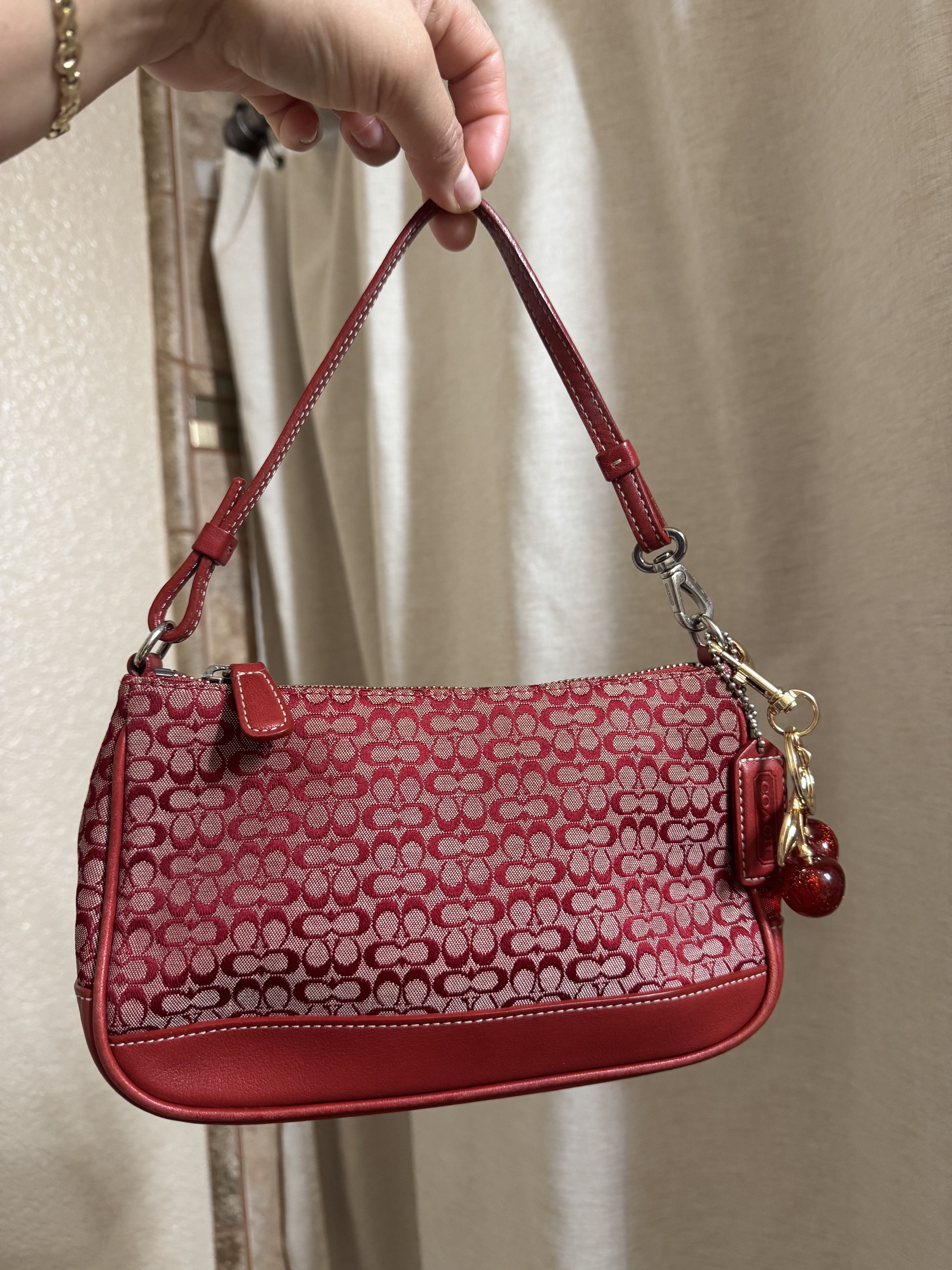 Coach Red small coach Demi shoulder bag Size ONE SIZE - 1 Thumbnail