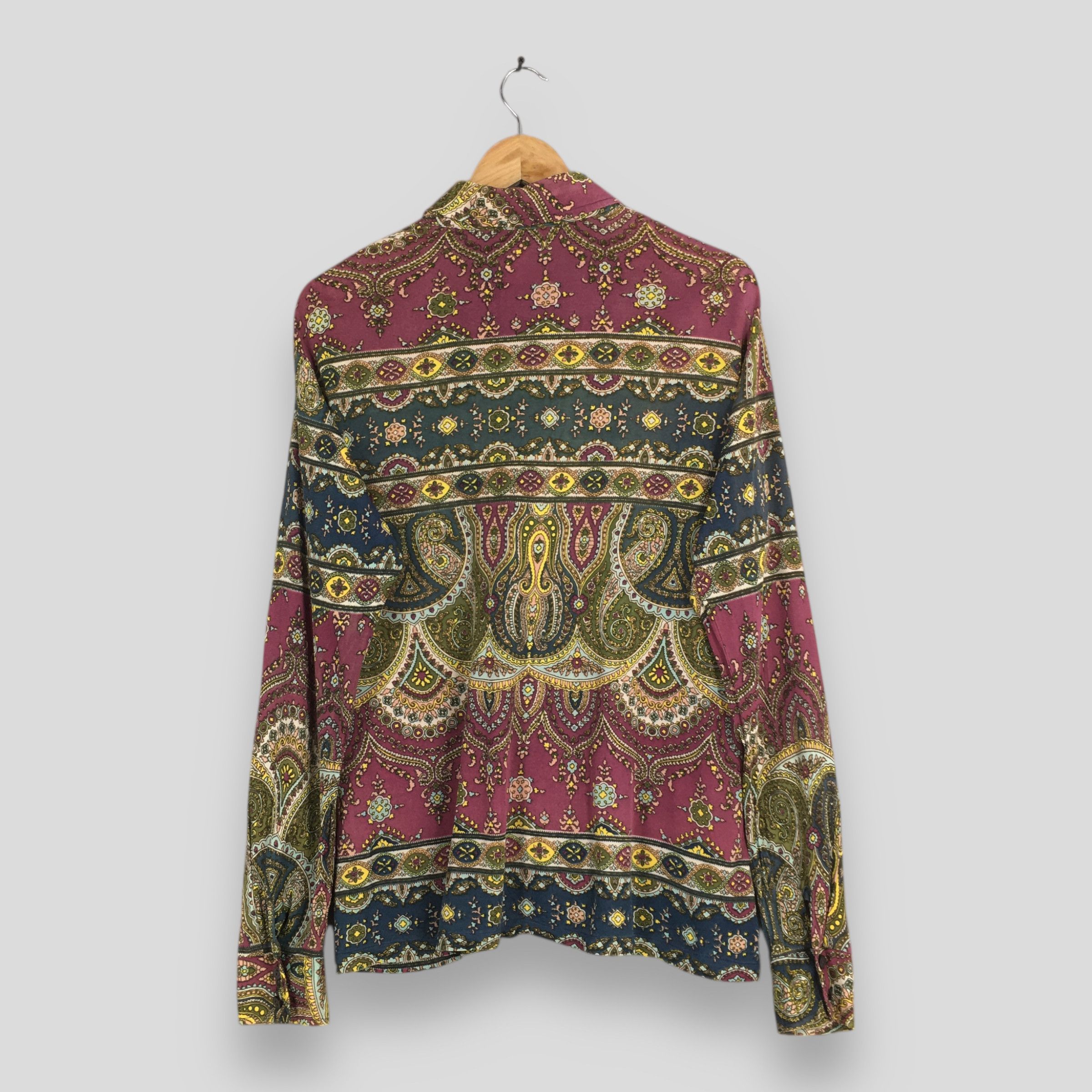 Kennington Ltd. Vintage 1970s Kennington California Paisley Shirt Large Size US L / EU 52-54 / 3 - 6 Thumbnail