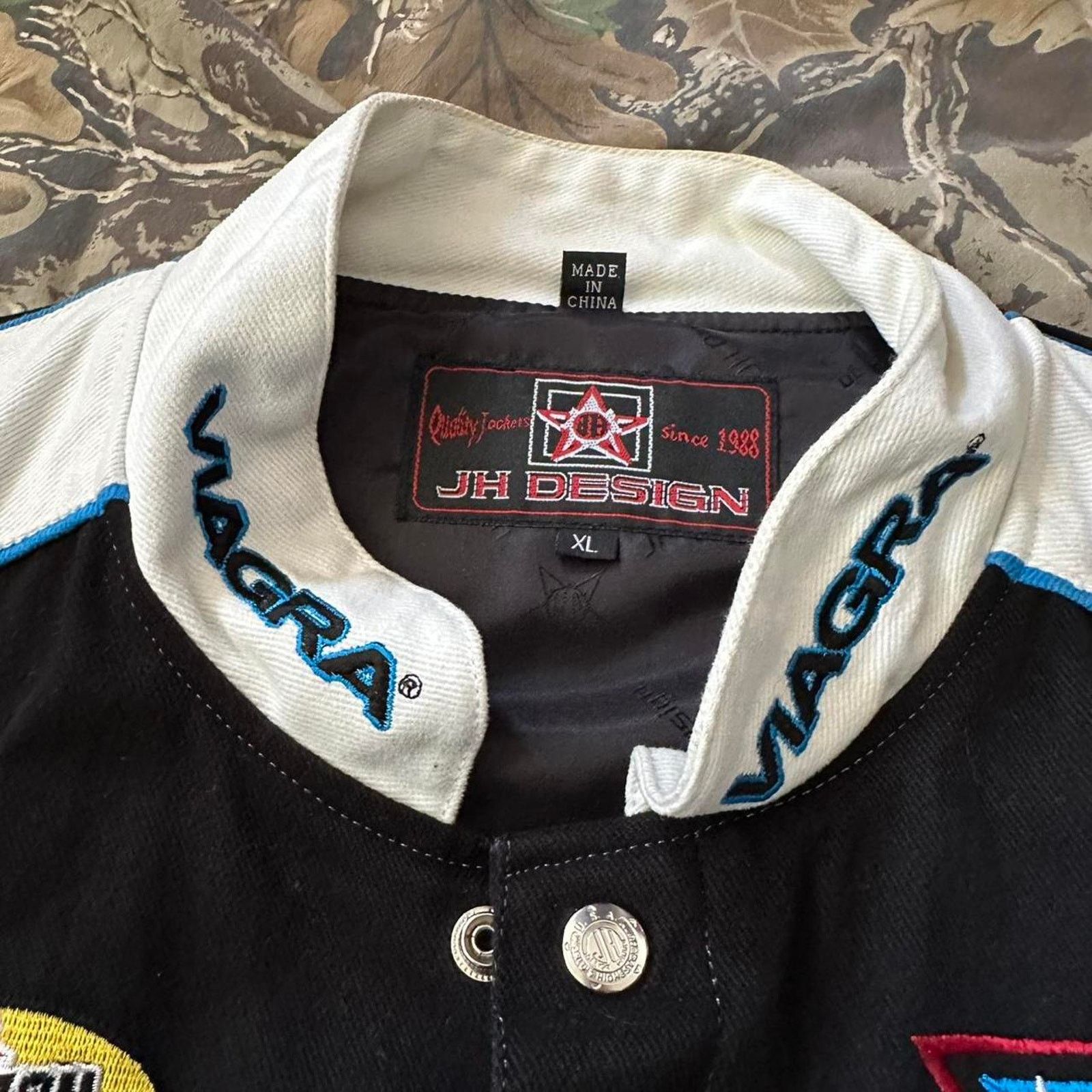 JH Design × NASCAR × Vintage RARE JH Design VIAGRA Racing Jacket NASCAR Mark Martins XL Size US XL / EU 56 / 4 - 5 Thumbnail