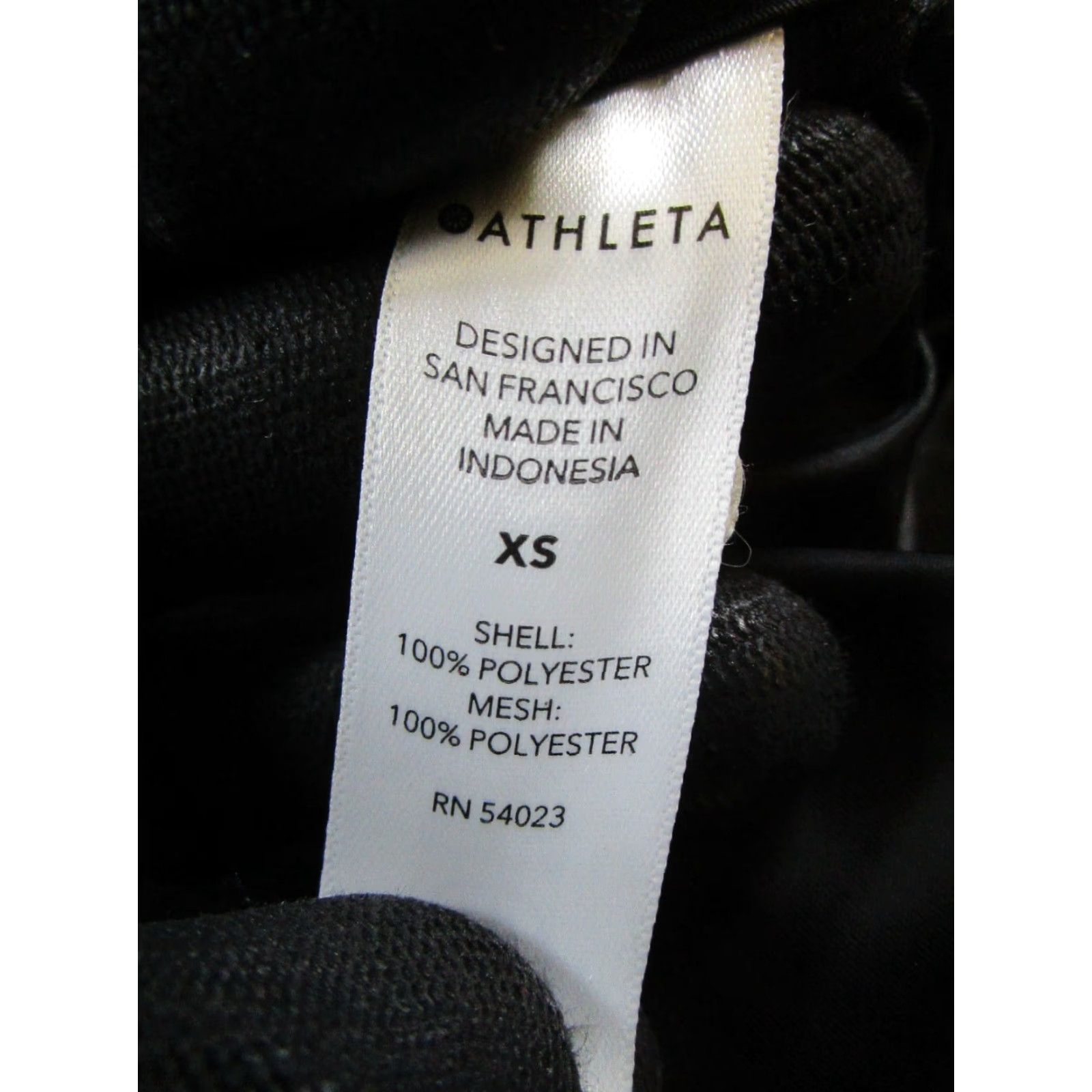 Athleta Athleta Jacket Womens XS Black Full Zip Athletic Running & Jogging, Walking Basic Jacket Mens? Size XS / US 0-2 / IT 36-38 - 4 Thumbnail