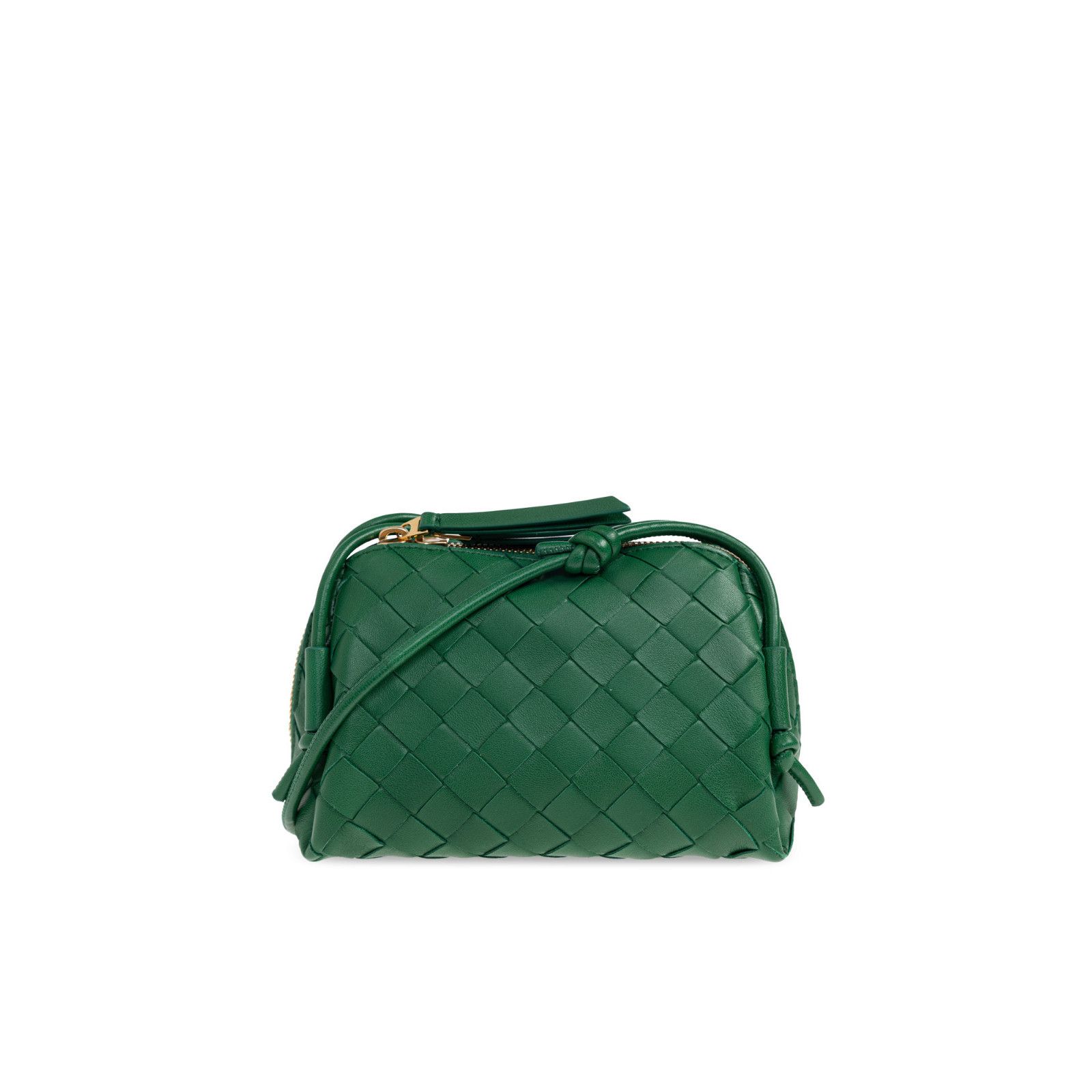 Bottega Veneta BOTTEGA VENETA Concert $2400 Jungle Intrecciato Leather Pouc Size ONE SIZE - 1 Thumbnail