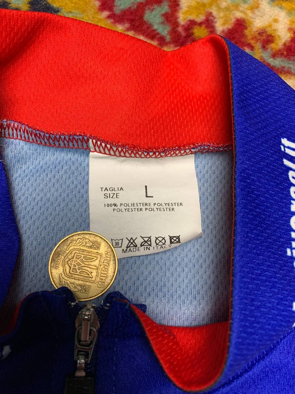 Vintage Nalini Cycling Bike Jersey Maillot Blue Shirt Mens Size L Size US L / EU 52-54 / 3 - 3 Thumbnail