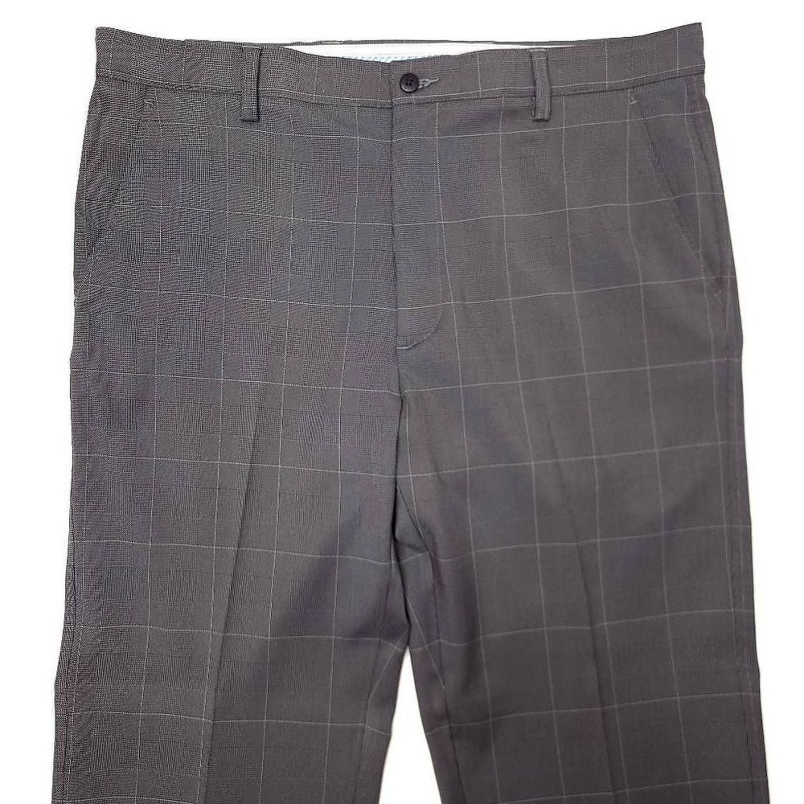 Footjoy FootJoy FJ Golf Pants Mens 38x30 Gray Windowpane Stretch Size US 38 / EU 54 - 2 Thumbnail