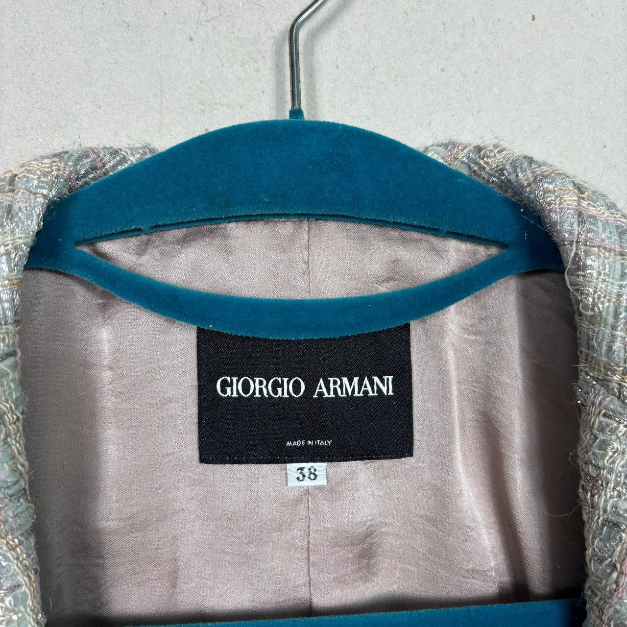 Giorgio Armani Giorgio Armani Woven Boucle Tweed Jacket Blazer Size XS / US 0-2 / IT 36-38 - 9 Thumbnail