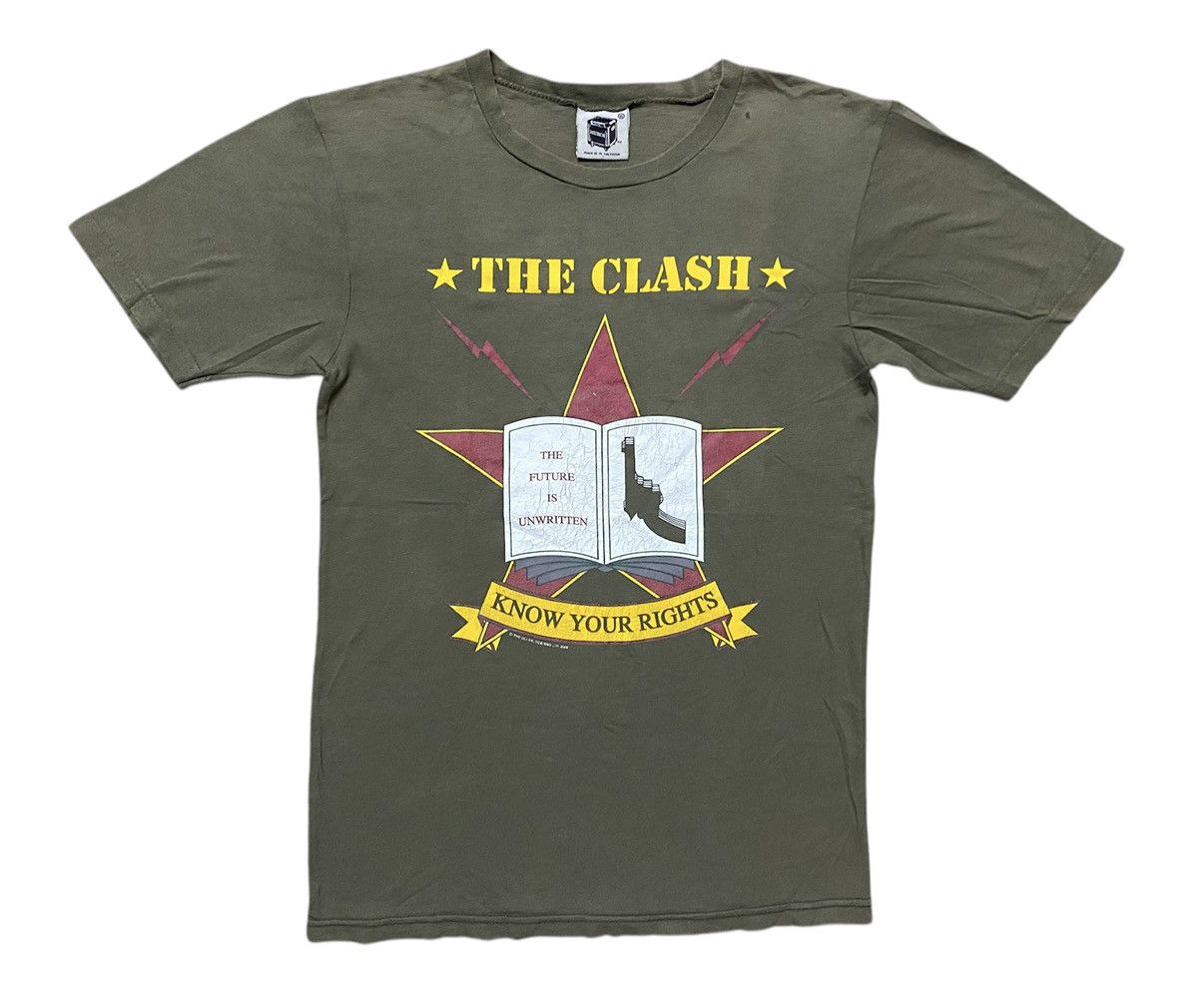 Band Tees × Vintage Vintage The Clash Know Your Rights “Combat Rock” Tees Size US XS / EU 42 / 0 - 1 Thumbnail