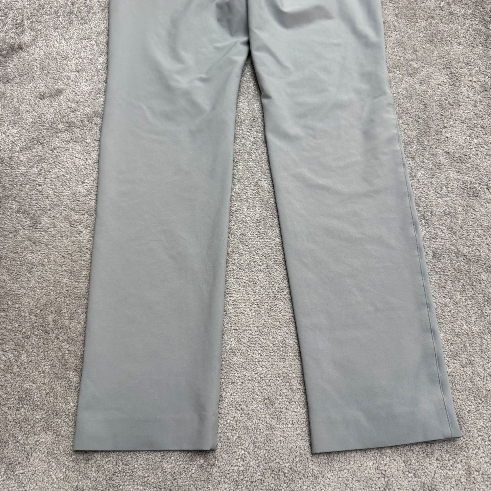 Hurley FootJoy FJ Performance Golf Chino Pants Mens 34x34 Gray Flat Front Straight Leg Size US 40 / EU 56 - 5 Thumbnail