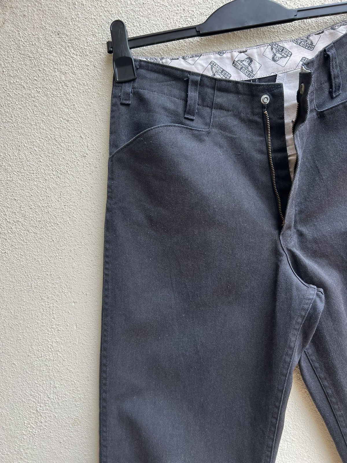 Ben Davis Vintage 90s Ben Davis Fade Black Baggy Trouser Pant Size US 29 - 8 Thumbnail