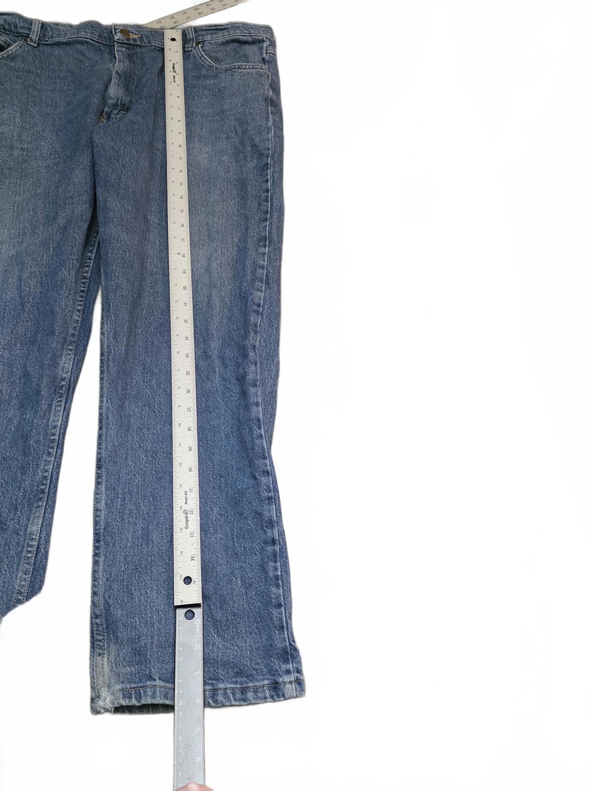 Wrangler Wrangler Jeans Mens 40x30 Blue Denim Straight Leg Workwear Size US 40 / EU 56 - 6 Thumbnail