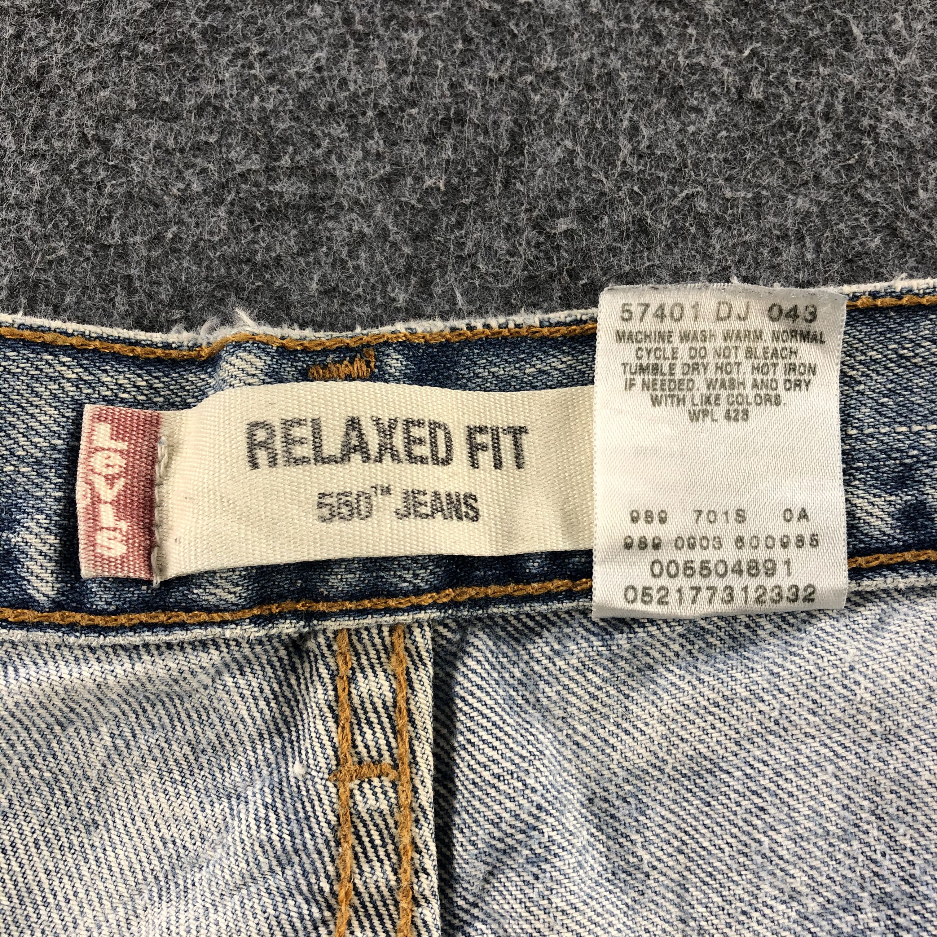 Levi's Light Wash Vintage Levis 550 Jeans-J1100 Size US 33 - 11 Thumbnail