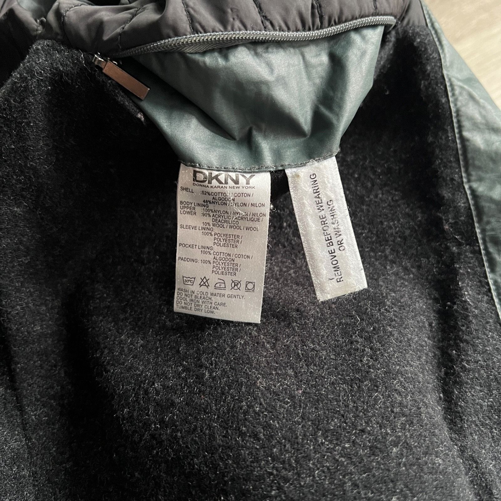 DKNY DKNY Vintage Hooded Windbreaker Lining Jacket 9593AC Size US M / EU 48-50 / 2 - 10 Thumbnail
