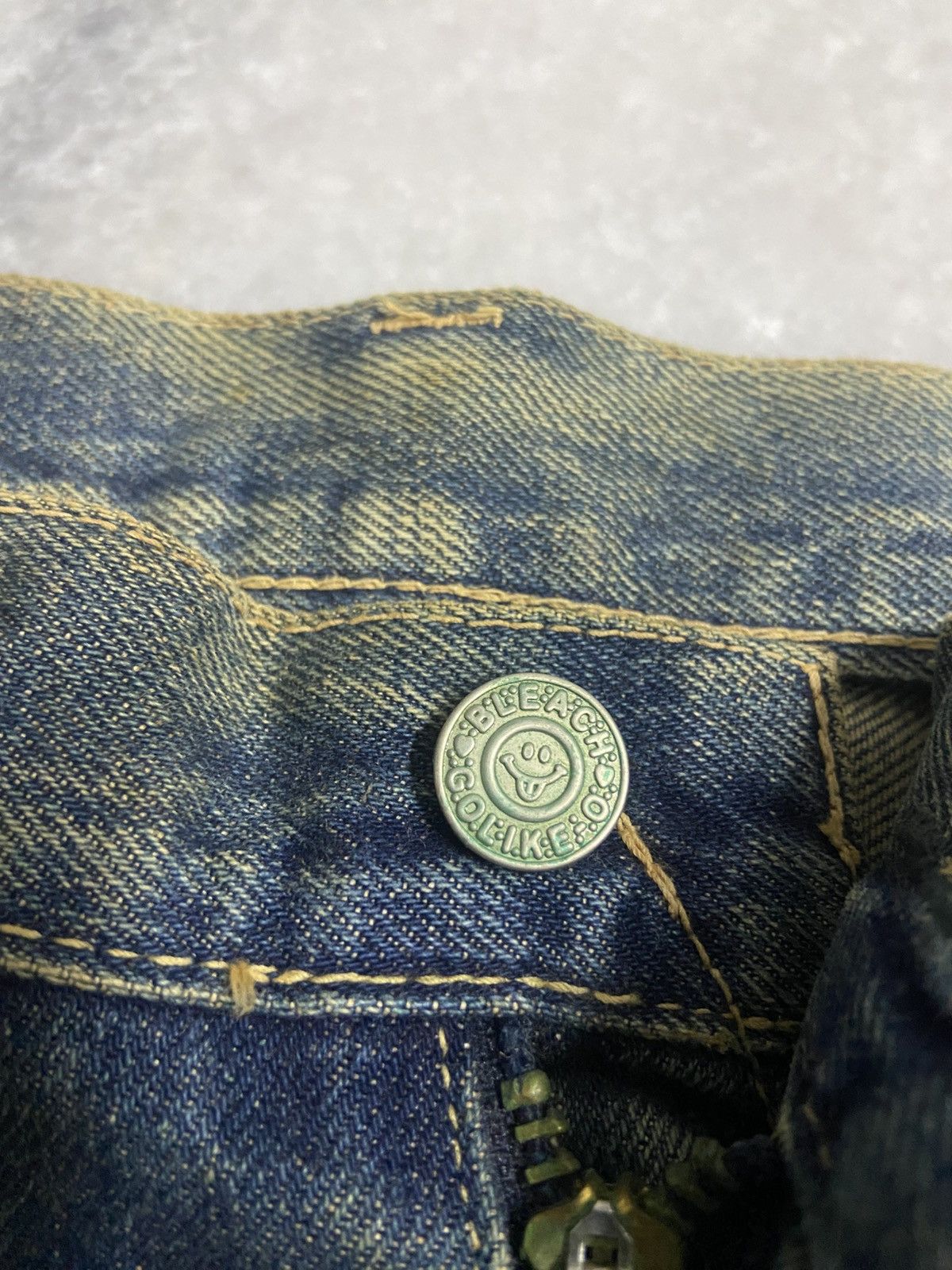 Japanese Brand Bleach distressed jeans Size US 28 / EU 44 - 4 Thumbnail