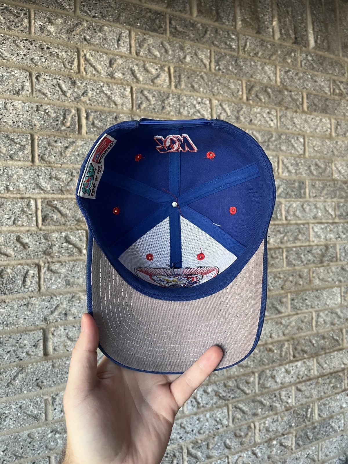Sports Specialties × Vintage Vintage 90’s Kansas Jayhawks NCAA SnapBack Hat Size ONE SIZE - 2 Thumbnail
