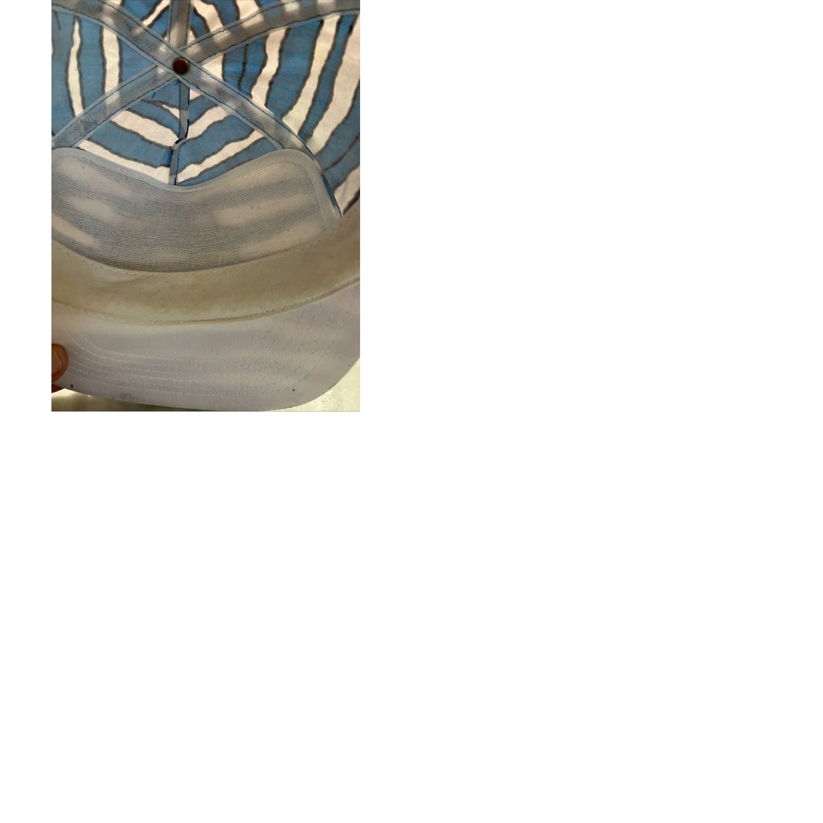 Vintage VINTAGE Big A Auto Parts Hat Cap SnapBack Zebra Stripes Trucker Patch Blue White 1990s Size ONE SIZE - 9 Thumbnail