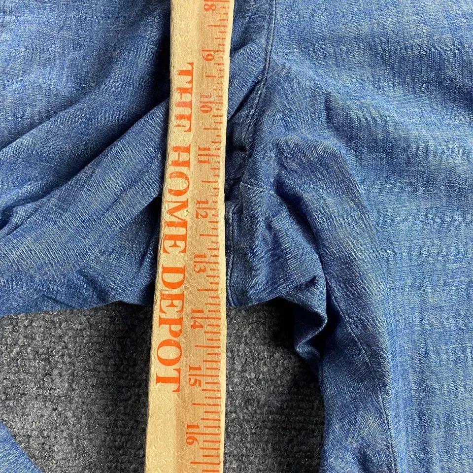 Talbots Talbots Pants Women's 16P Petite Blue Capri Cuffed Hem Size 38" / US 16 / IT 52 - 4 Thumbnail