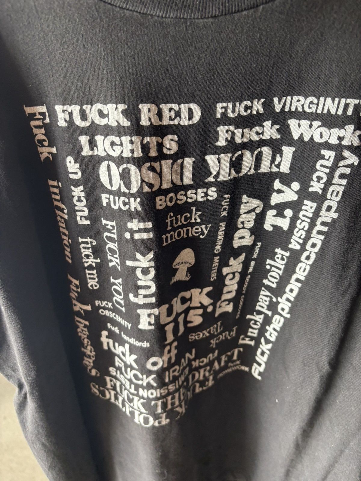 Band Tees 1990's F*ck Everything Single Stitch T-Shirt Size US L / EU 52-54 / 3 - 3 Thumbnail