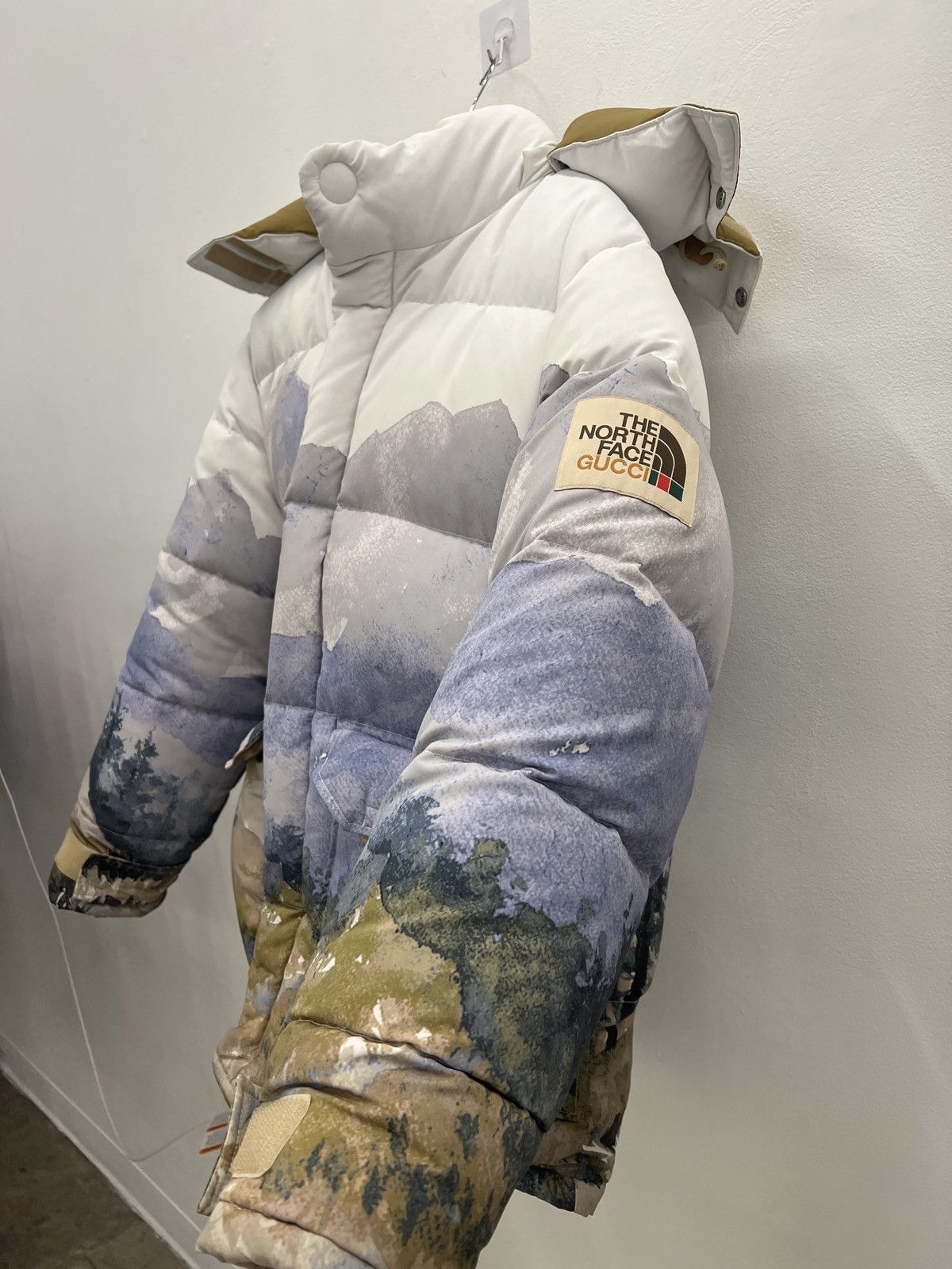 Gucci × The North Face GUCCI THE NORTH FACE Print Down Quilt Puffer Parka Jacket Size US L / EU 52-54 / 3 - 3 Thumbnail