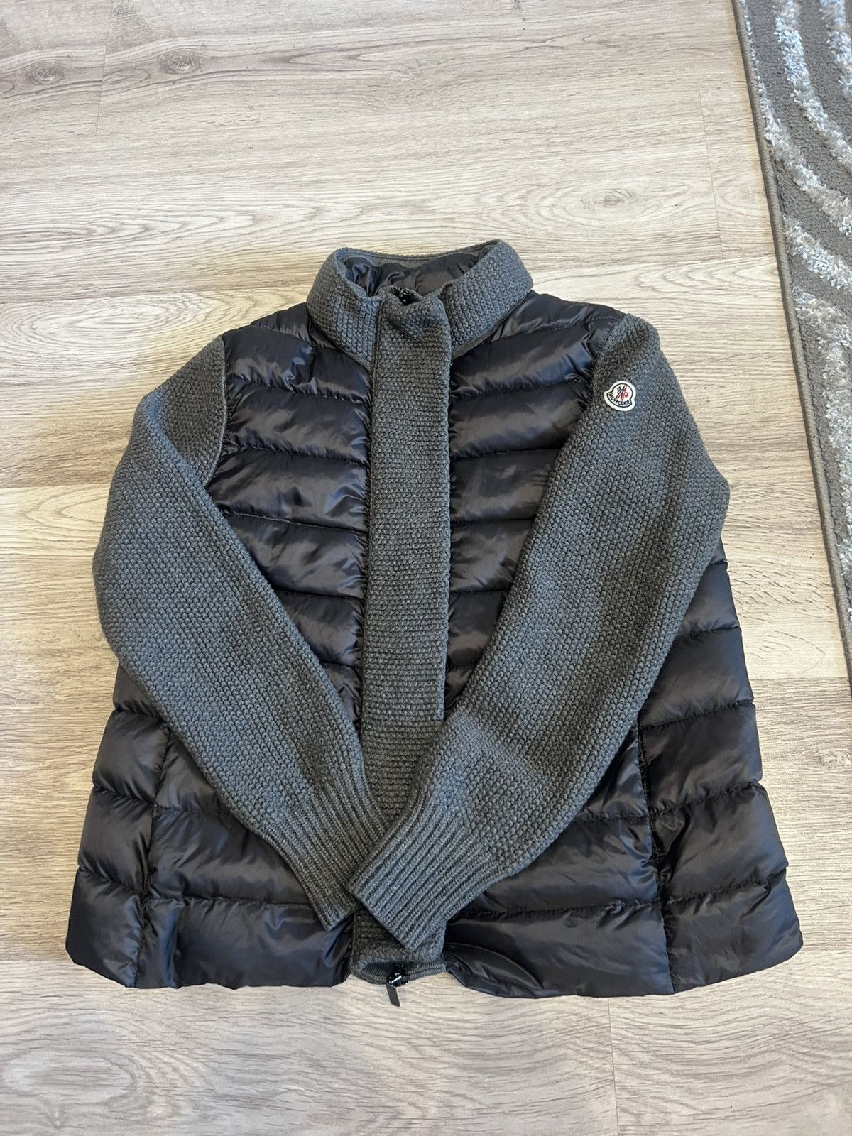 Moncler Moncler Down Knit Hybrid Jacket - Size M Size M / US 6-8 / IT 42-44 - 2 Thumbnail
