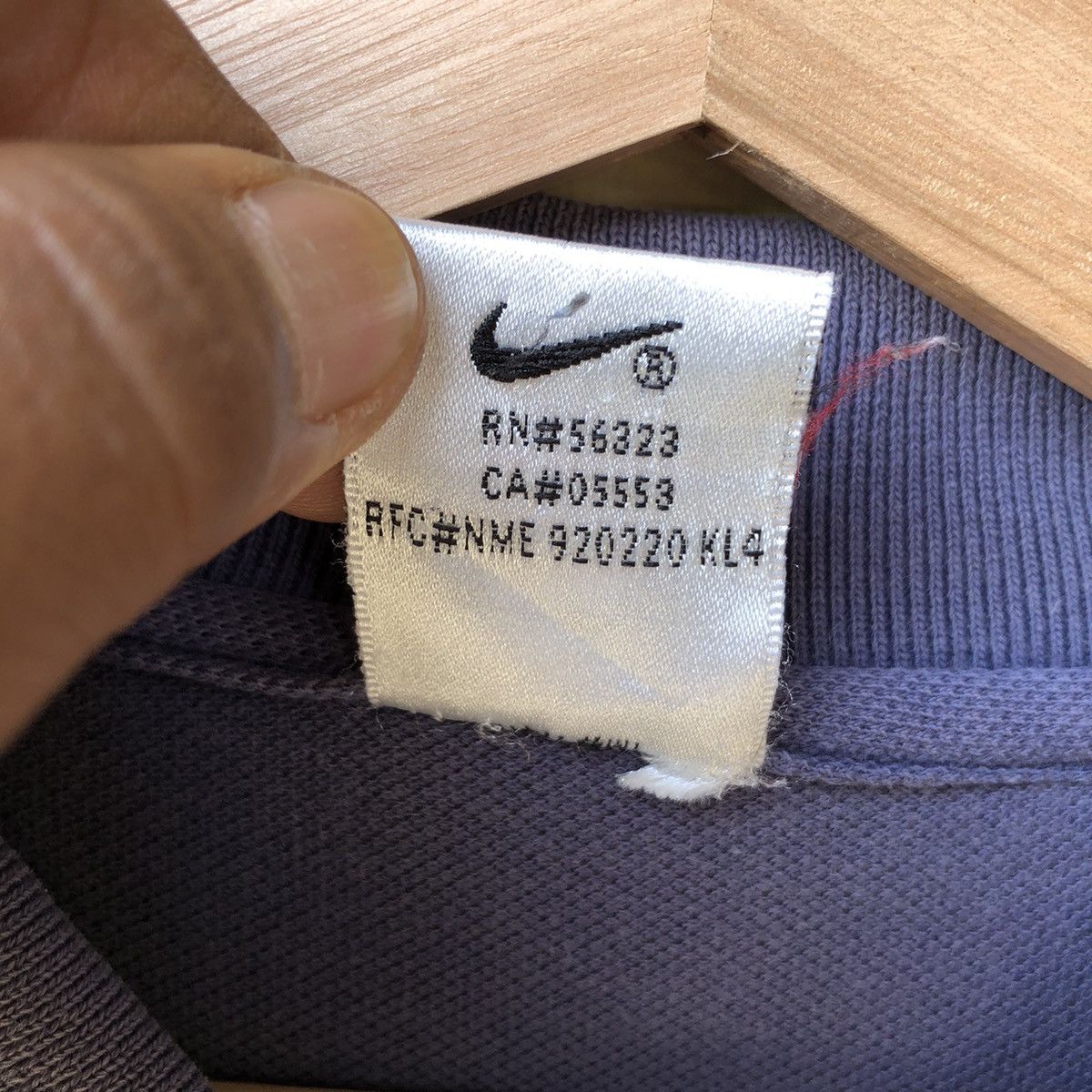 Vintage 🔥Faded🔥 Vintage Nike Embroided Logo Polo Tee Size US L / EU 52-54 / 3 - 5 Thumbnail