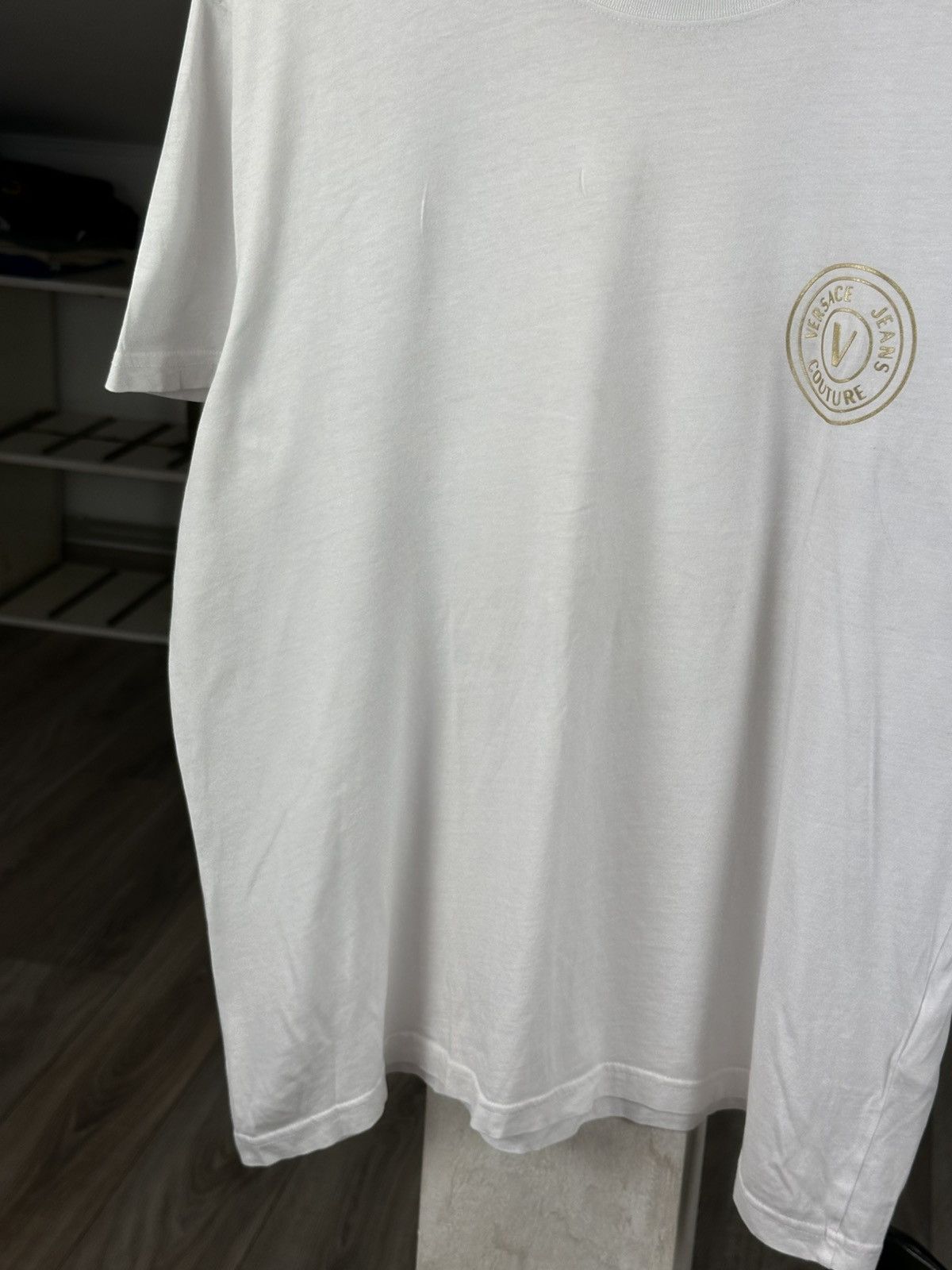 Versace Jeans Couture Luxury Versace Collection Gold Logo Tee Size US XXL / EU 58 / 5 - 4 Thumbnail