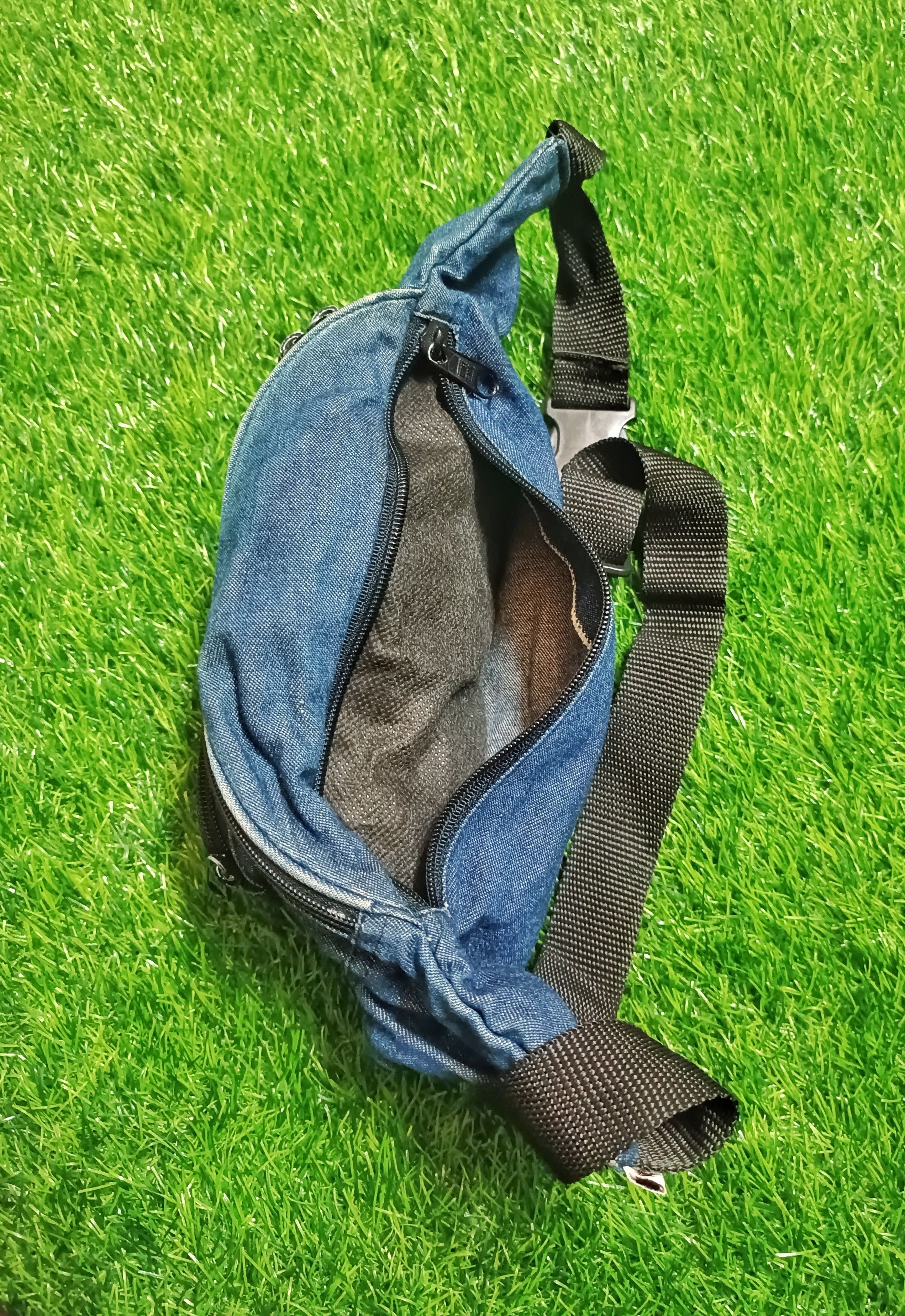 Marlboro Classics × Vintage MARLBORO VINTAGE 90'S THREE STAR DENIM WAISTBAG POUCHBAG Size ONE SIZE - 12 Thumbnail