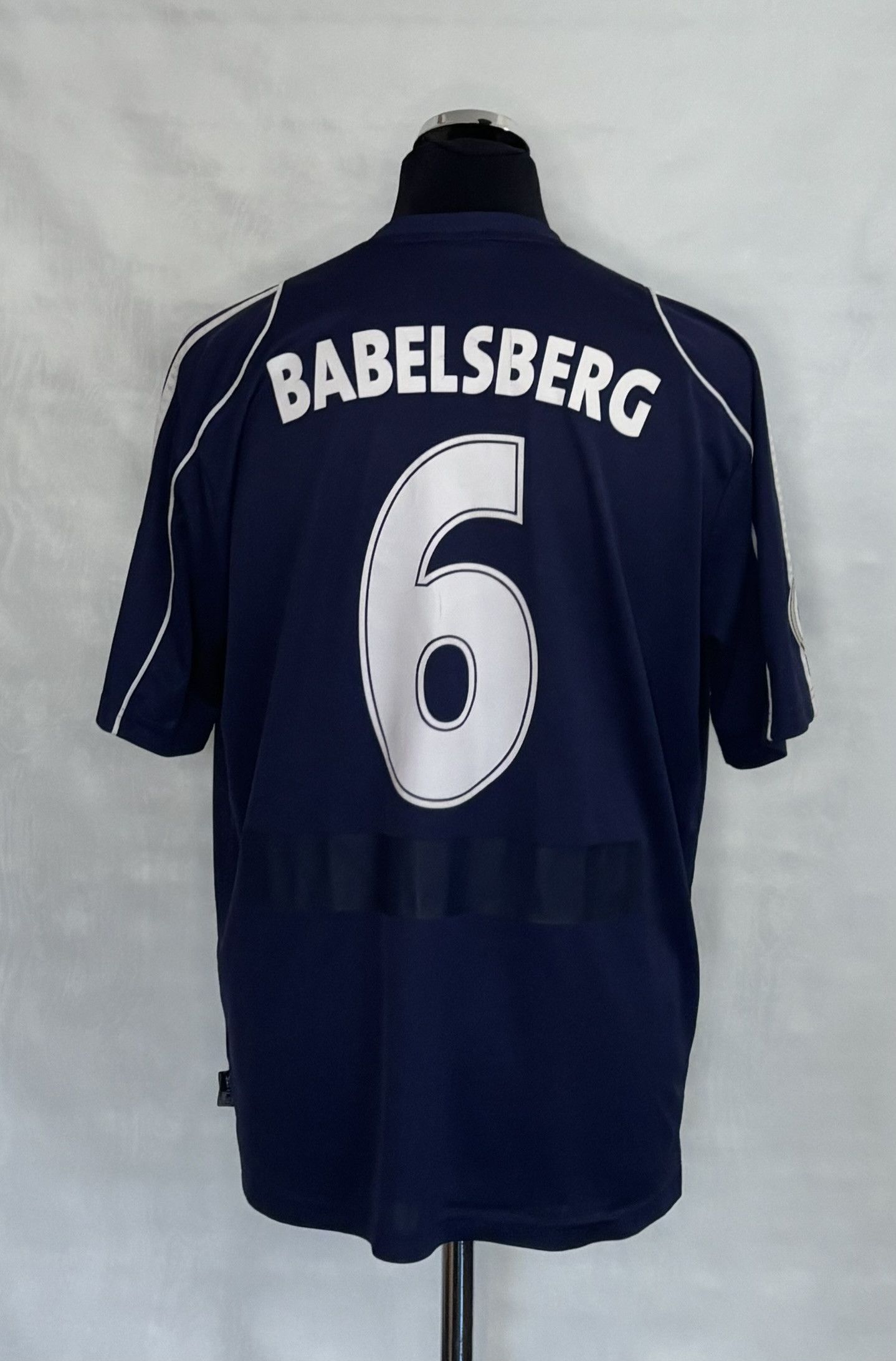 Adidas SV Babelsberg 03 2000s Adidas #6 Matchworn Football Jersey Size US XL / EU 56 / 4 - 2 Thumbnail