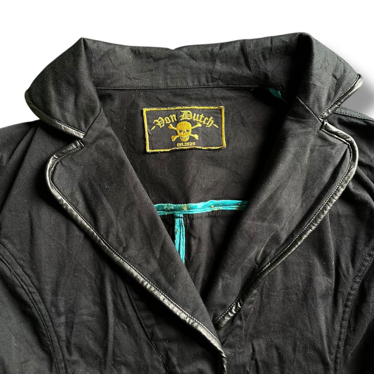 Von Dutch VINTAGE VON DUTCH COTTON + LEATHER JACKET Size M / US 6-8 / IT 42-44 - 5 Thumbnail