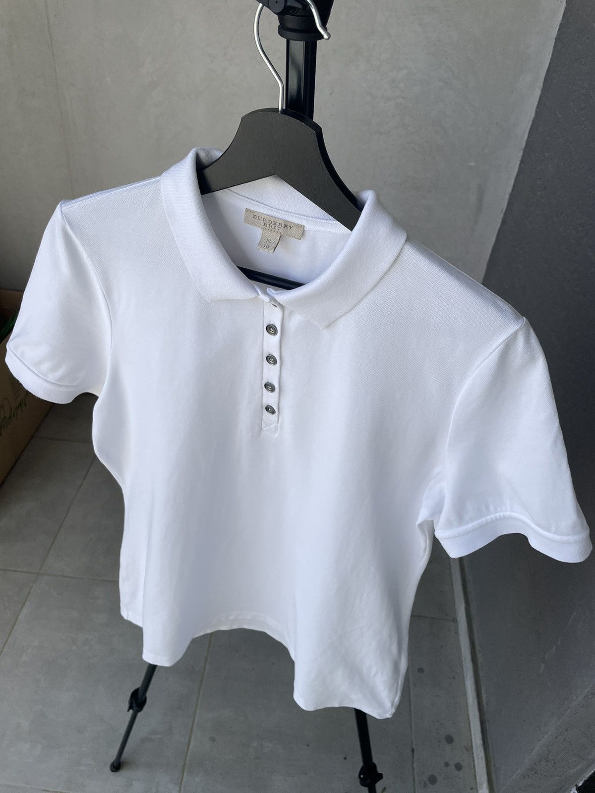 Burberry Burberry Polo Nova Check Details T-Shirt Size XL / US 12-14 / IT 48-50 - 3 Thumbnail