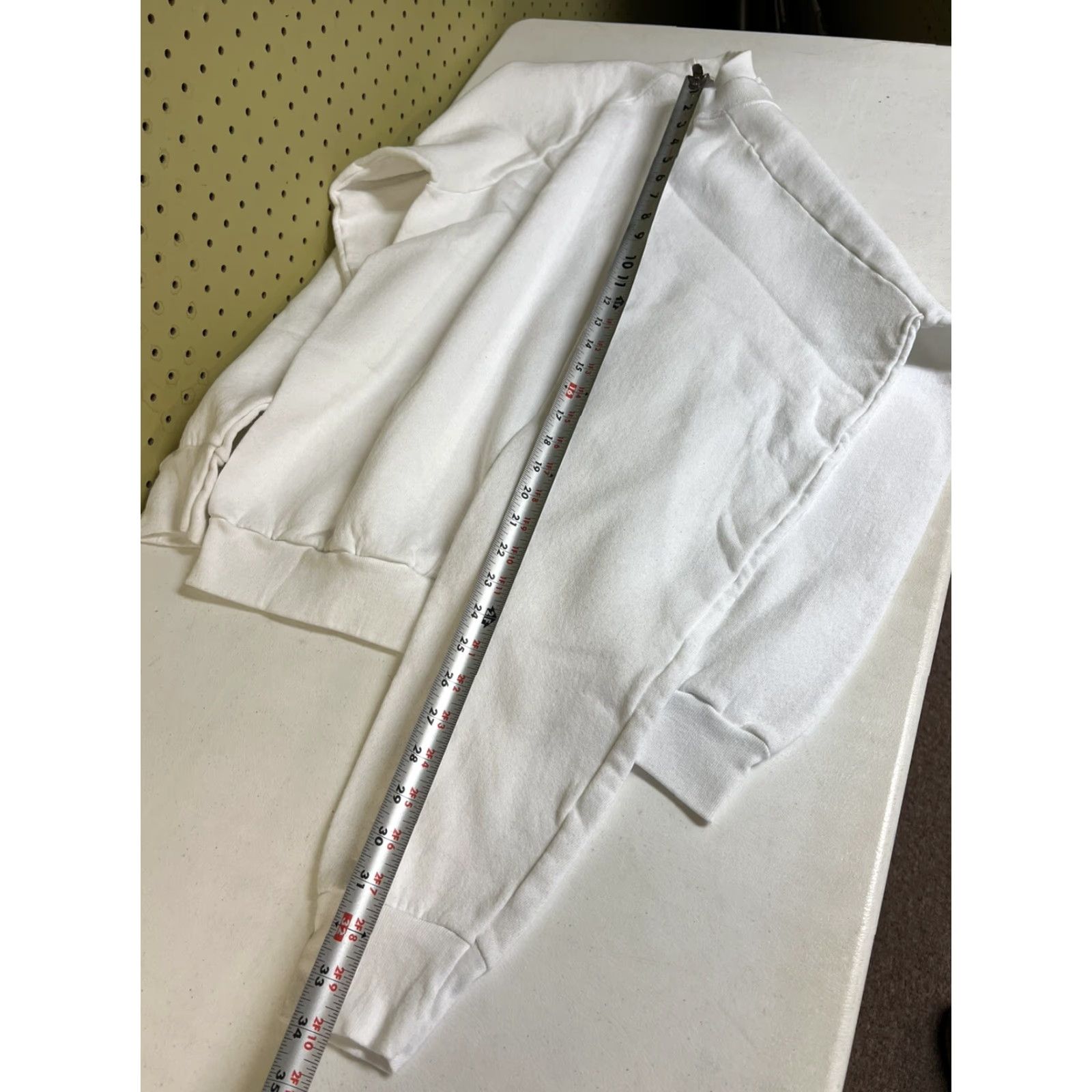 Fruit Of The Loom VINTAGE Branson Missouri White Long Sleeve Sweatshirt Music Crew Neck 2XL Men Pullover Cotton Blend Fruit of the Loom Shirt Size US XXL / EU 58 / 5 - 5 Thumbnail
