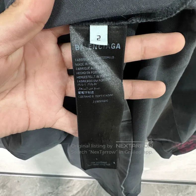 Balenciaga Balenciaga Letter Logo Pattern Printed Short Sleeve T-Shir Size US M / EU 48-50 / 2 - 4 Thumbnail