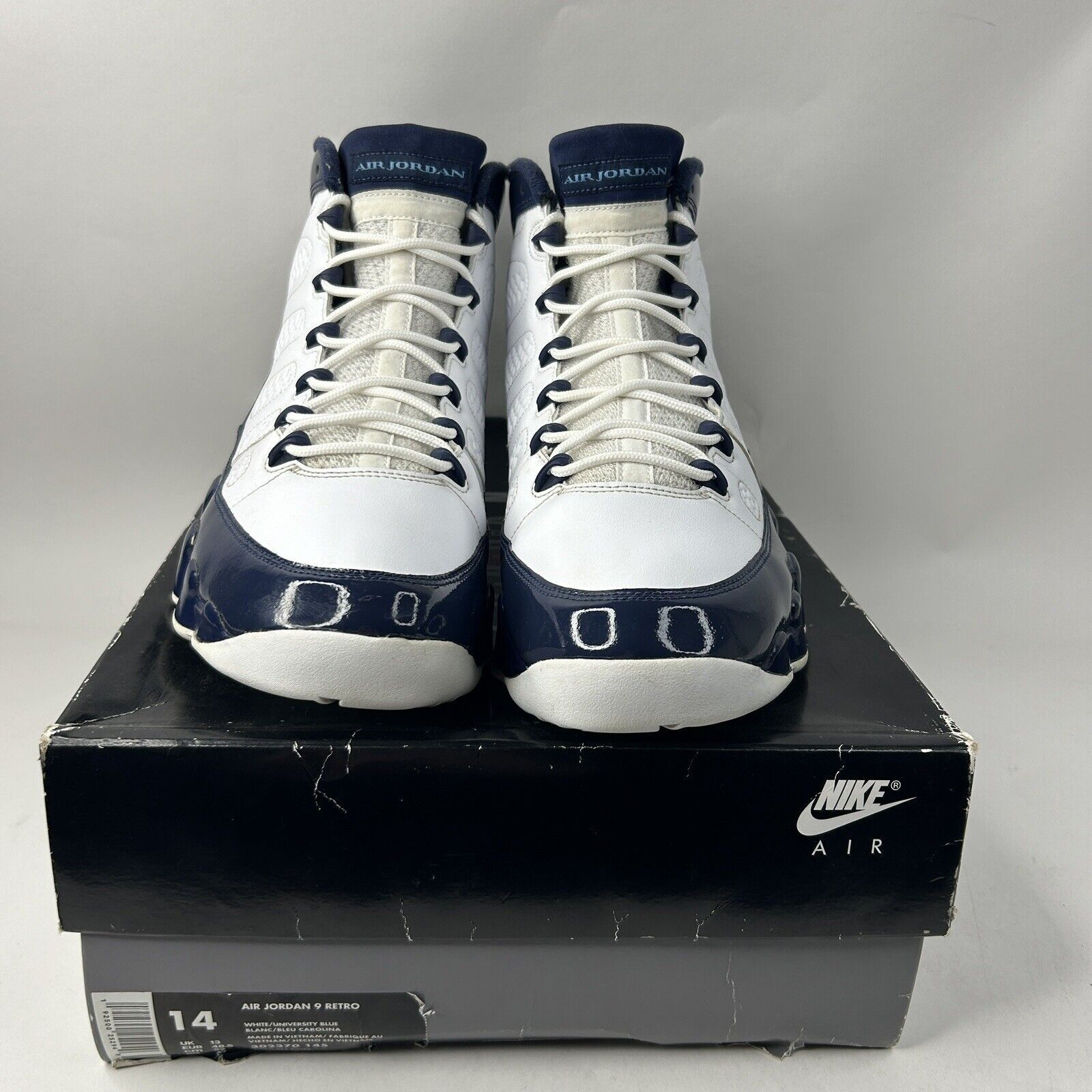 Nike Nike Shoes Air Jordan 9 Retro OG “UNC/Pearl Blue” 2024 Size US 14 / EU 47 - 2 Thumbnail