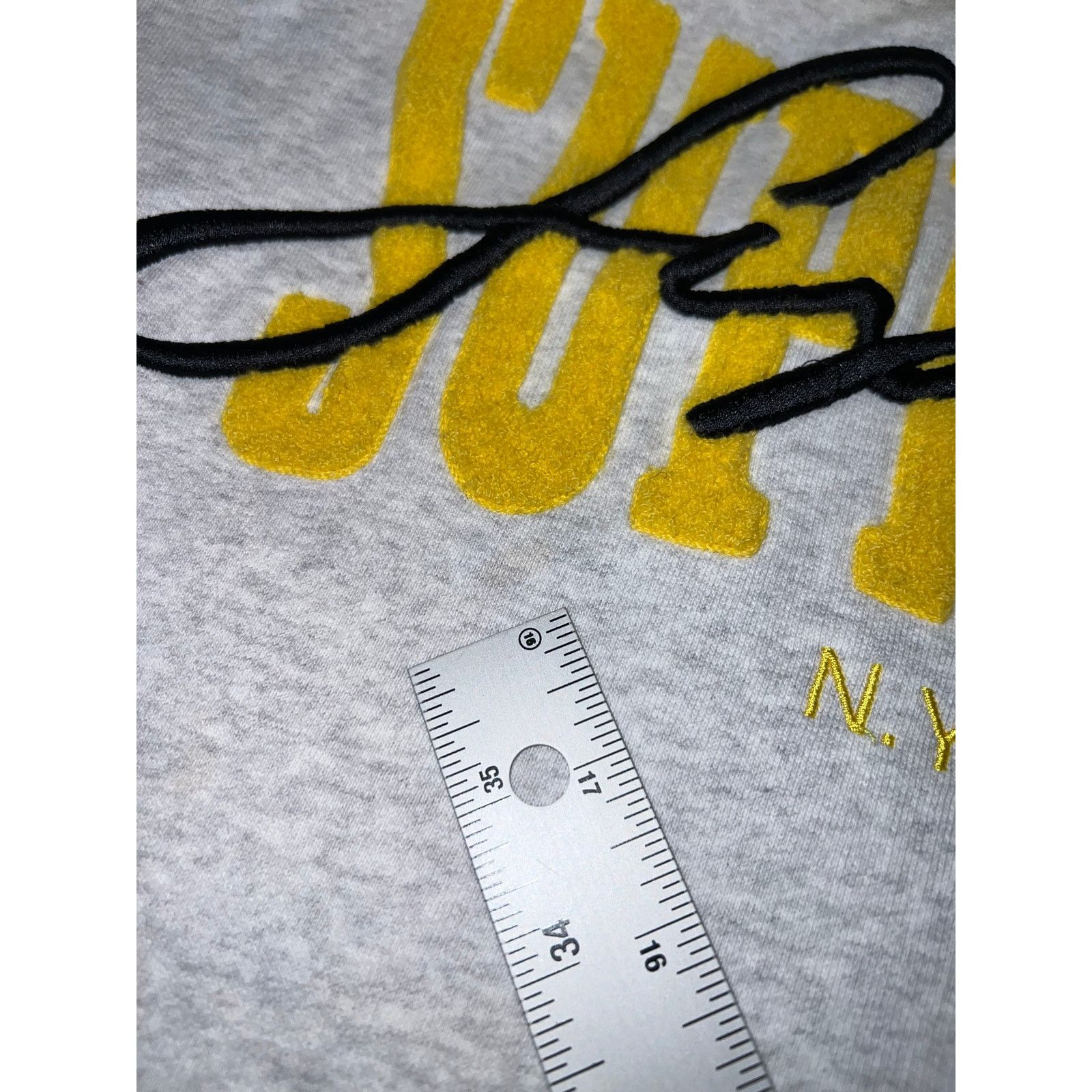 Supreme Supreme SS22 Embroidered Chenille Script Hoodie Size US M / EU 48-50 / 2 - 4 Thumbnail
