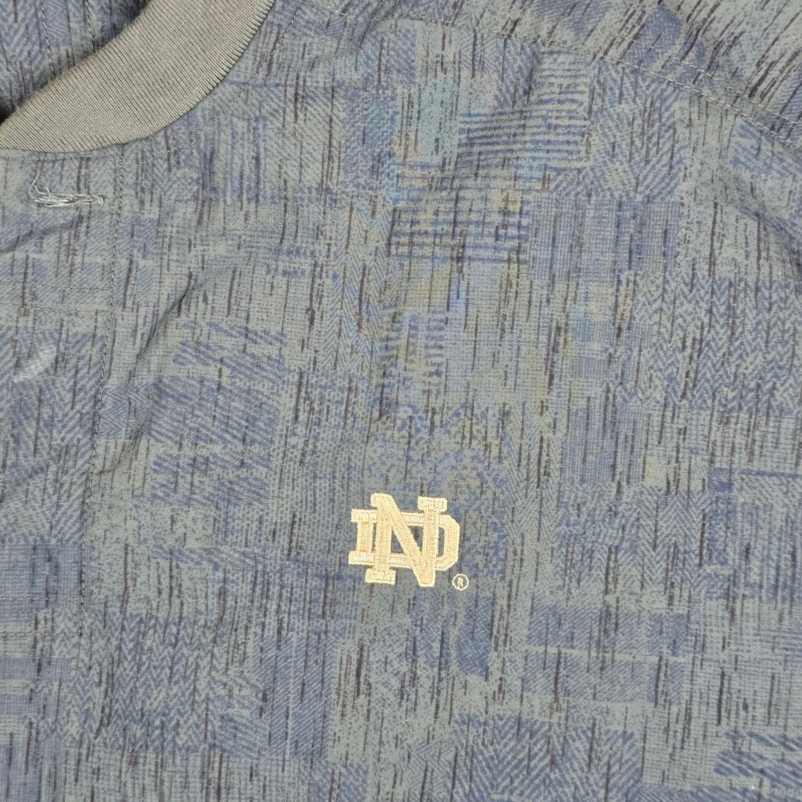 Nike Vintage Nike Golf Notre Dame XL Green 1/4 Button Pullover Size US XL / EU 56 / 4 - 8 Thumbnail