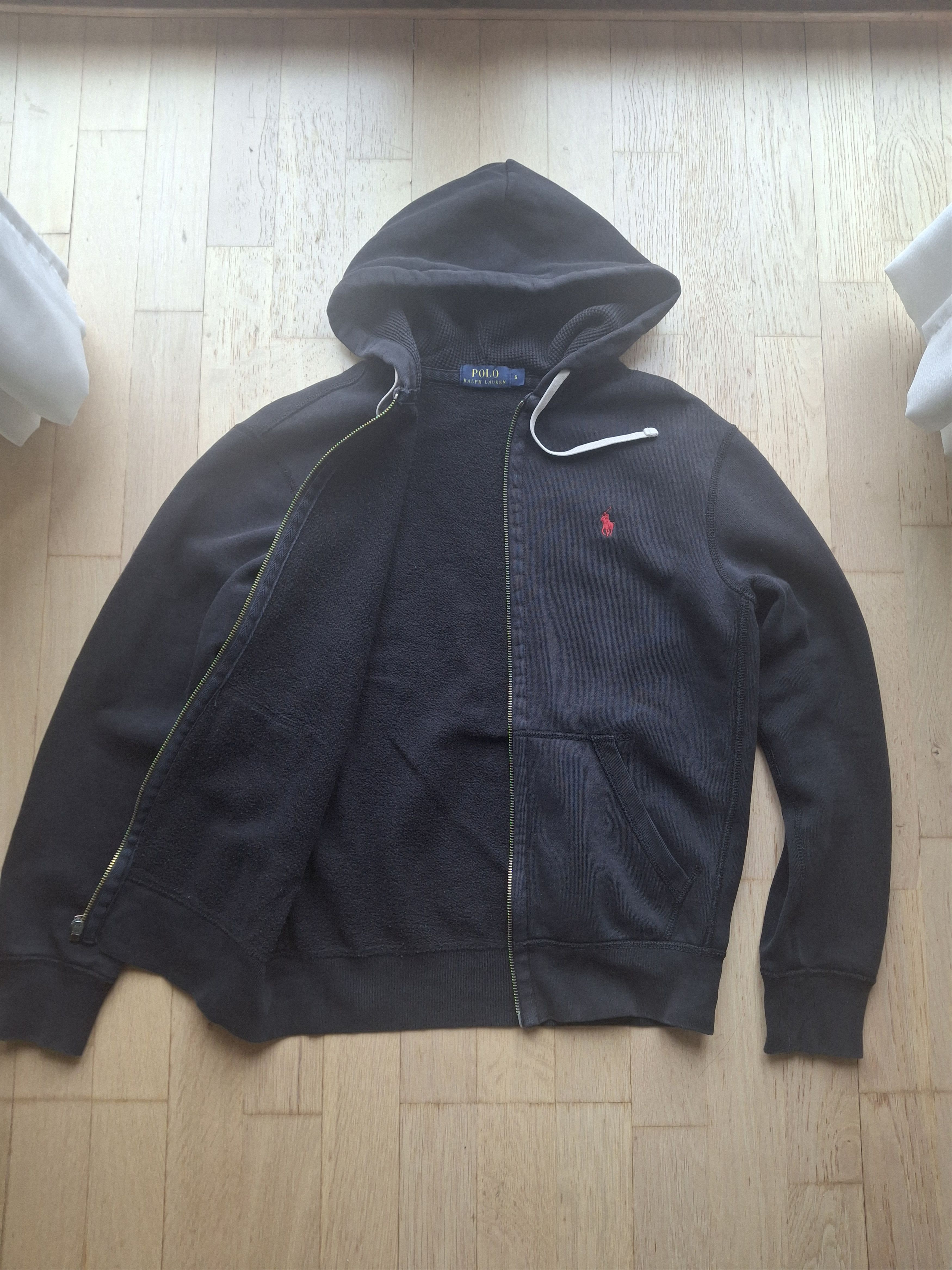 Polo Ralph Lauren × Ralph Lauren Black hoodie zip PRL polo ralph lauren Old money boxy logo Size US S / EU 44-46 / 1 - 6 Thumbnail