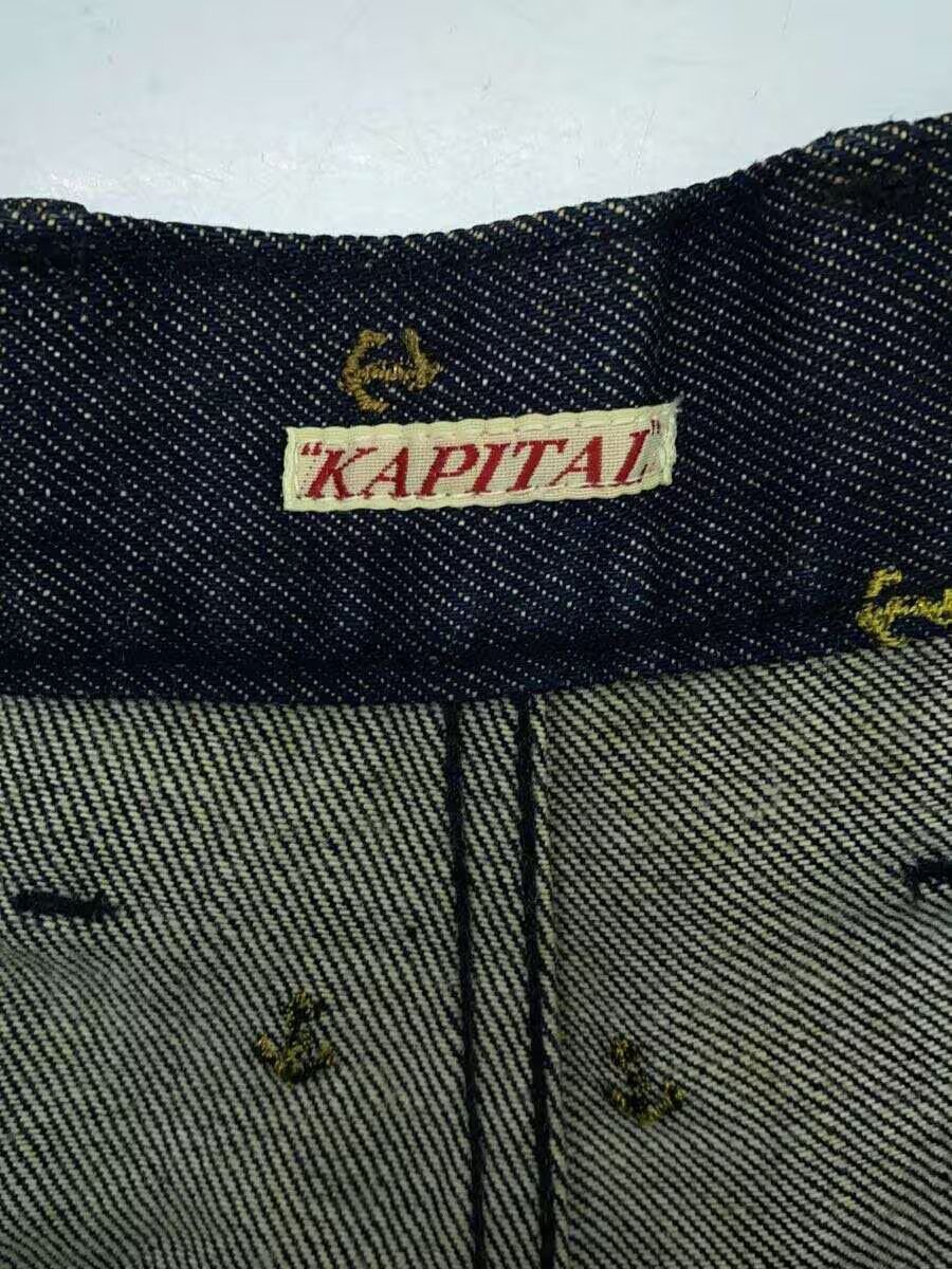 Kapital Embroidered Anchor Sailor Denim Shorts Size US 28 / EU 44 - 4 Thumbnail