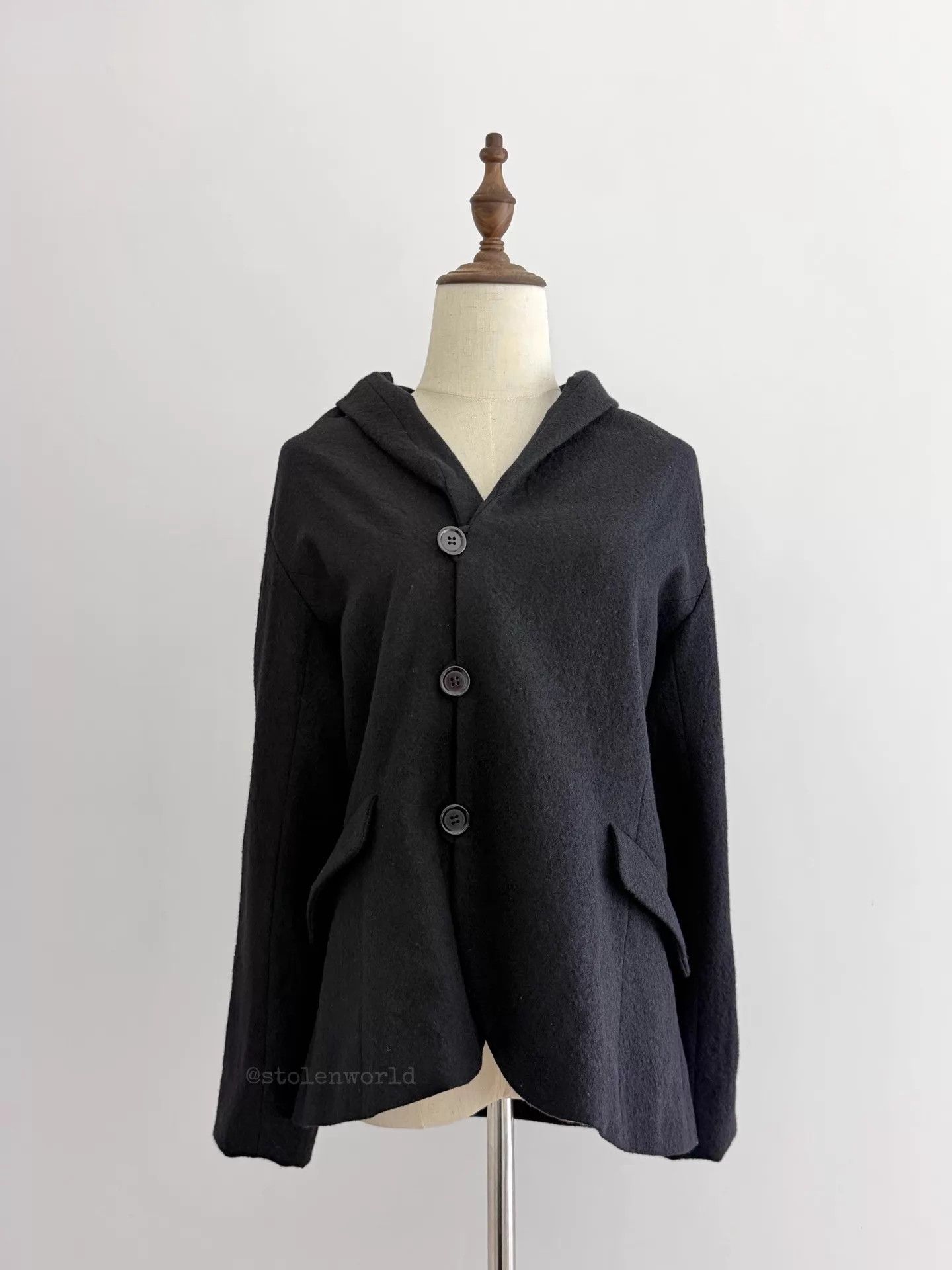 Issey Miyake Issey Miyake Plantation Jap Side Placket Wool Jacket Size M / US 6-8 / IT 42-44 - 3 Thumbnail