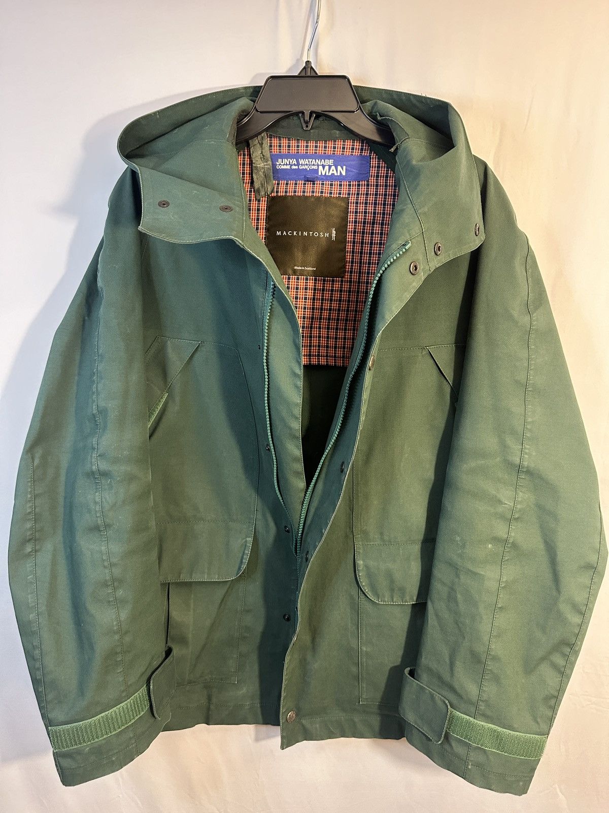 image of Comme Des Garcons x Mackintosh Junya Wantanabe Cdg Man X Mackintosh Jacket in Green (Size Medium)