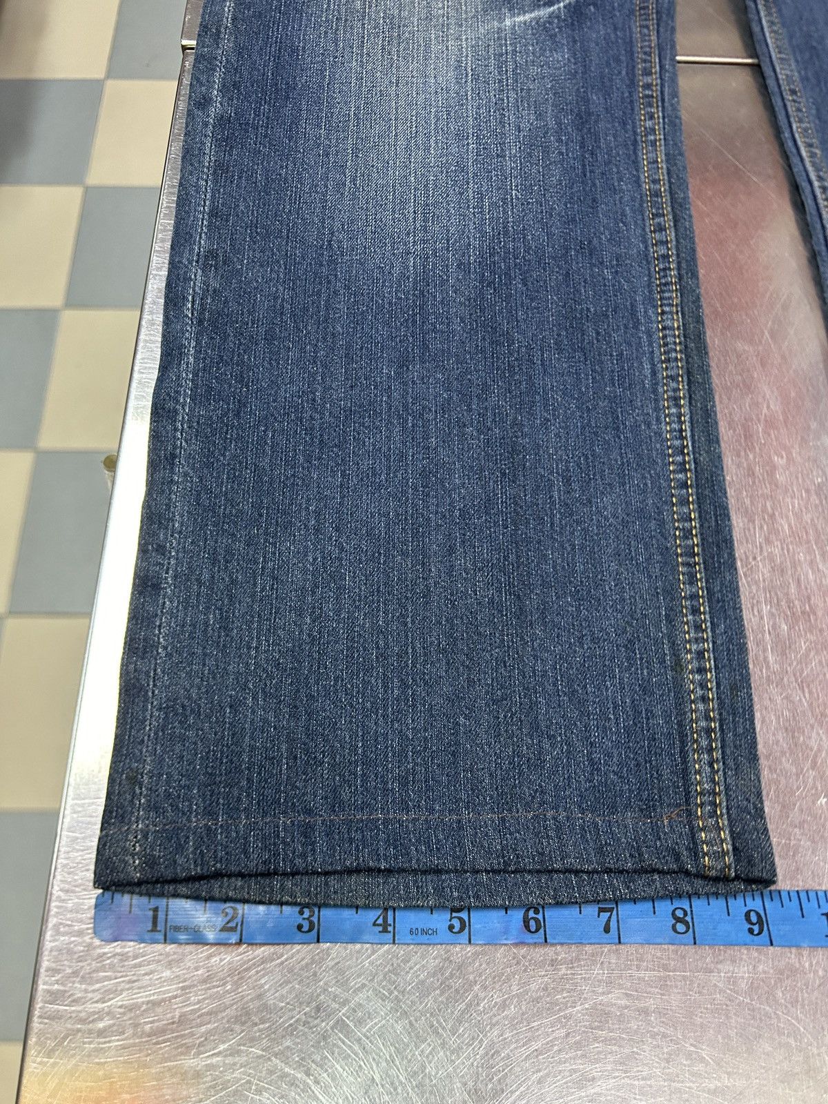 Japanese Brand Vintage Buden Karakuri Sukajan Dragon Baggy Jeans Size US 34 / EU 50 - 20 Thumbnail