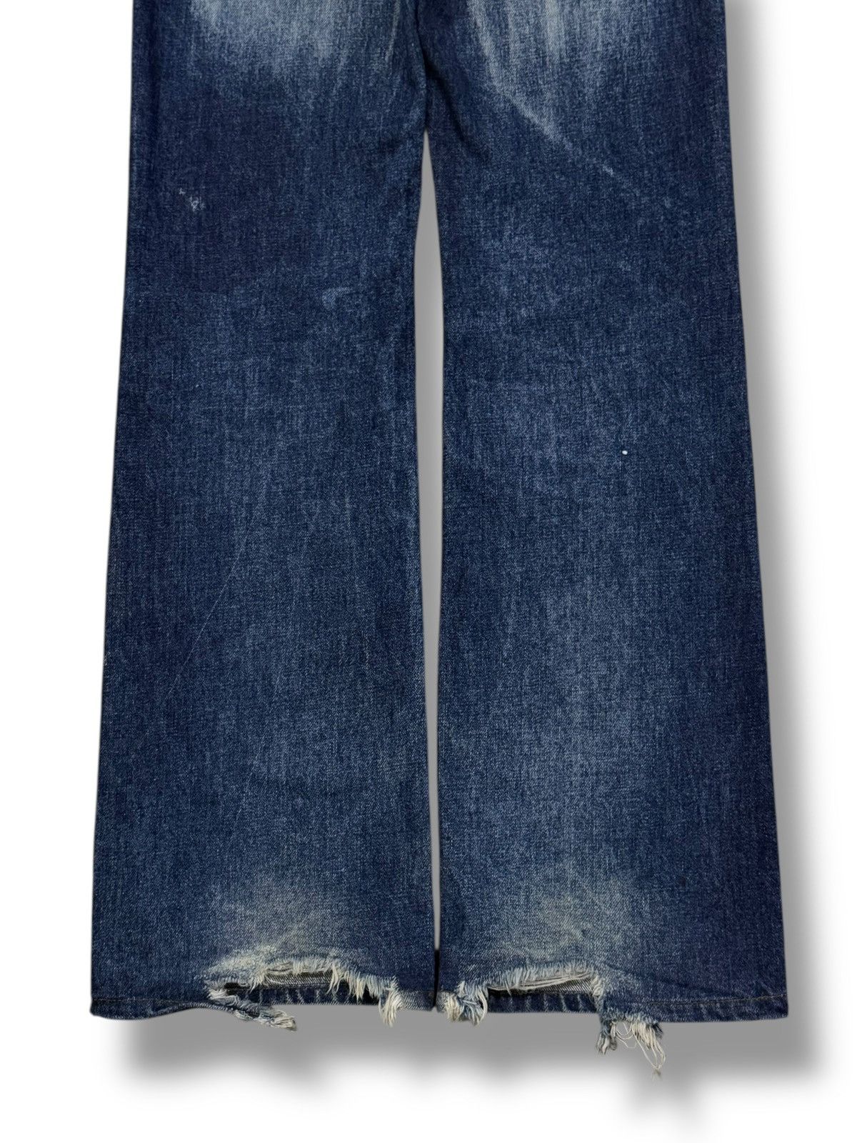 If Six Was Nine Vintage 00s GL Heart Japanese Archive Whisker Denim Jeans 28 Size US 28 / EU 44 - 7 Thumbnail