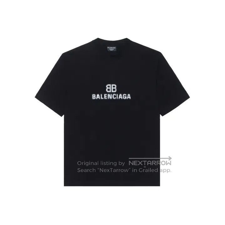 Balenciaga Balenciaga Black Short Sleeve Logo T-Shirt. Size US XS / EU 42 / 0 - 1 Thumbnail