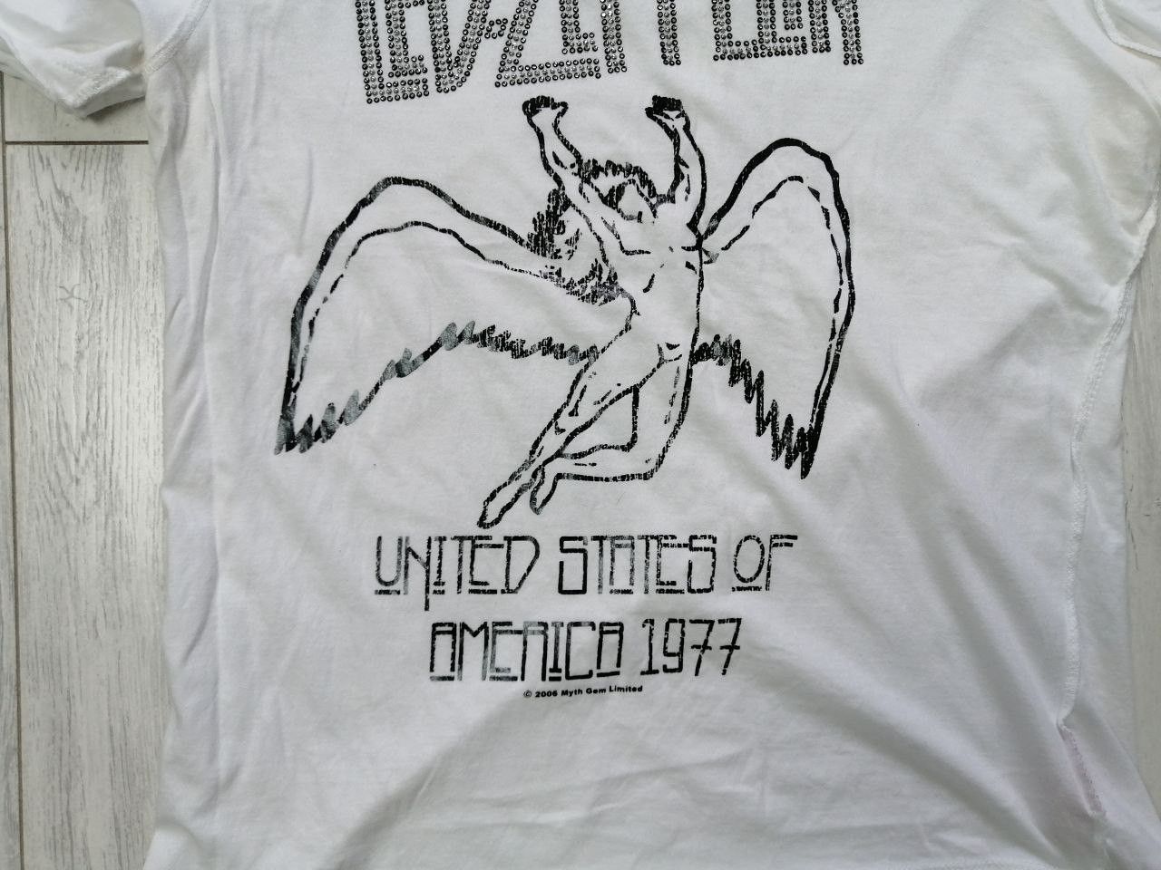 Vintage LED ZEPPELIN 2006 WHITE T SHIRT Size US L / EU 52-54 / 3 - 5 Thumbnail