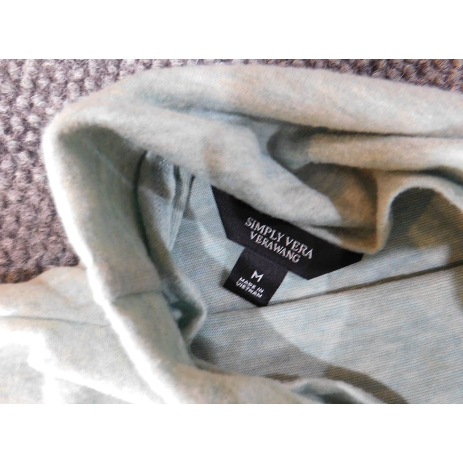 Vintage VINTAGE: No (excluded) Simply Vera Vera Wang Pullover Knit Sweater Green M Women Raglan Sleeve Solid Cable-Knit Christmas Winter 60s Size M / US 6-8 / IT 42-44 - 5 Thumbnail