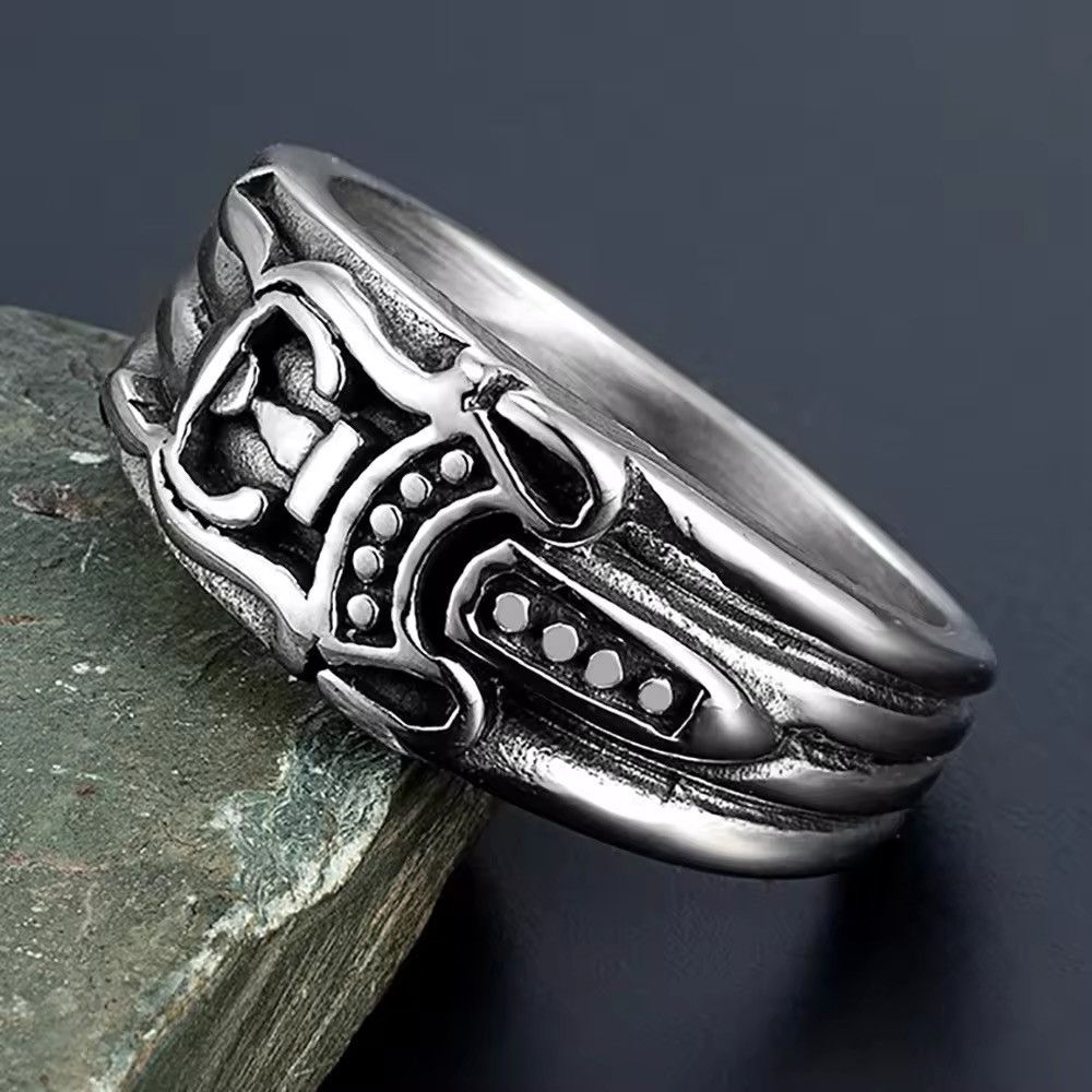 Jewelry × Vintage Vintage Anchor Punk Rock Ring Size ONE SIZE - 3 Thumbnail