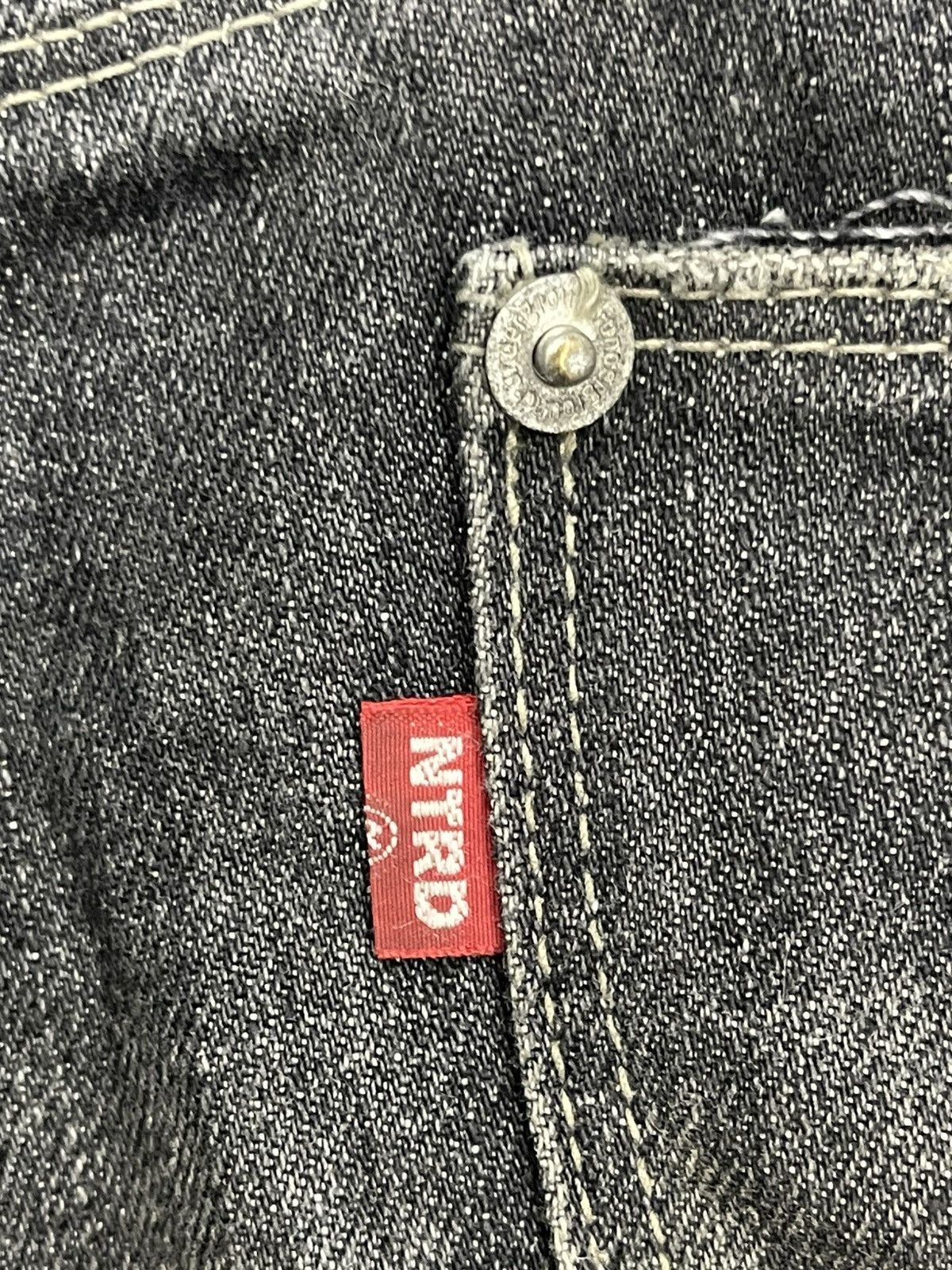 Nitraid 💥Baggy💥Nitraid Japan Sturdy Hip Hop Denim s22 Size US 33 - 20 Thumbnail