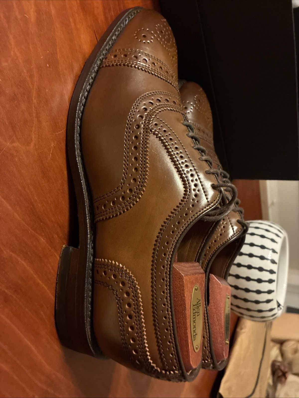 Allen Edmonds Allen Edmonds Bourbon Shell Cordovan Strand US7.5D New Size US 7.5 / EU 40-41 - 3 Thumbnail