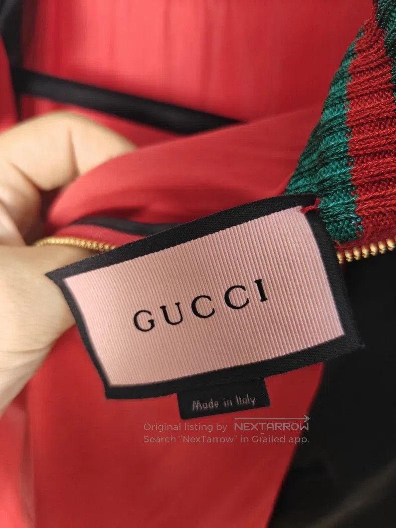 Gucci Gucci Mulberry silk diamond zipper jacket Size US M / EU 48-50 / 2 - 4 Thumbnail
