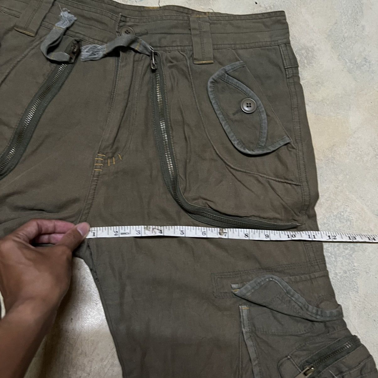 Japanese Brand Cargo Pants Multipockets Tactical Style Size US 32 / EU 48 - 10 Thumbnail