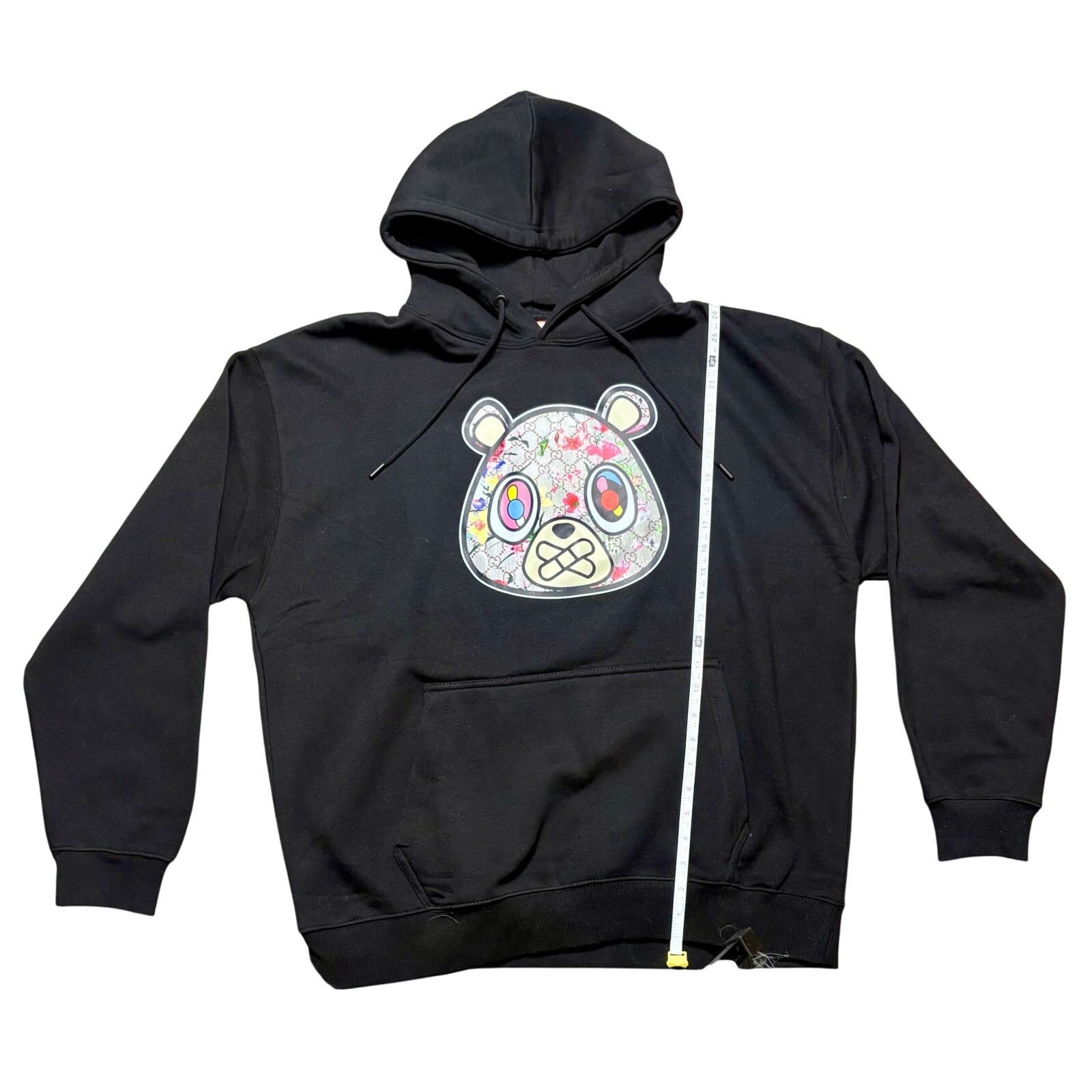 Other New Black GG inspired Bear Hoodie in XL. 80% cotton. Size US XL / EU 56 / 4 - 4 Thumbnail