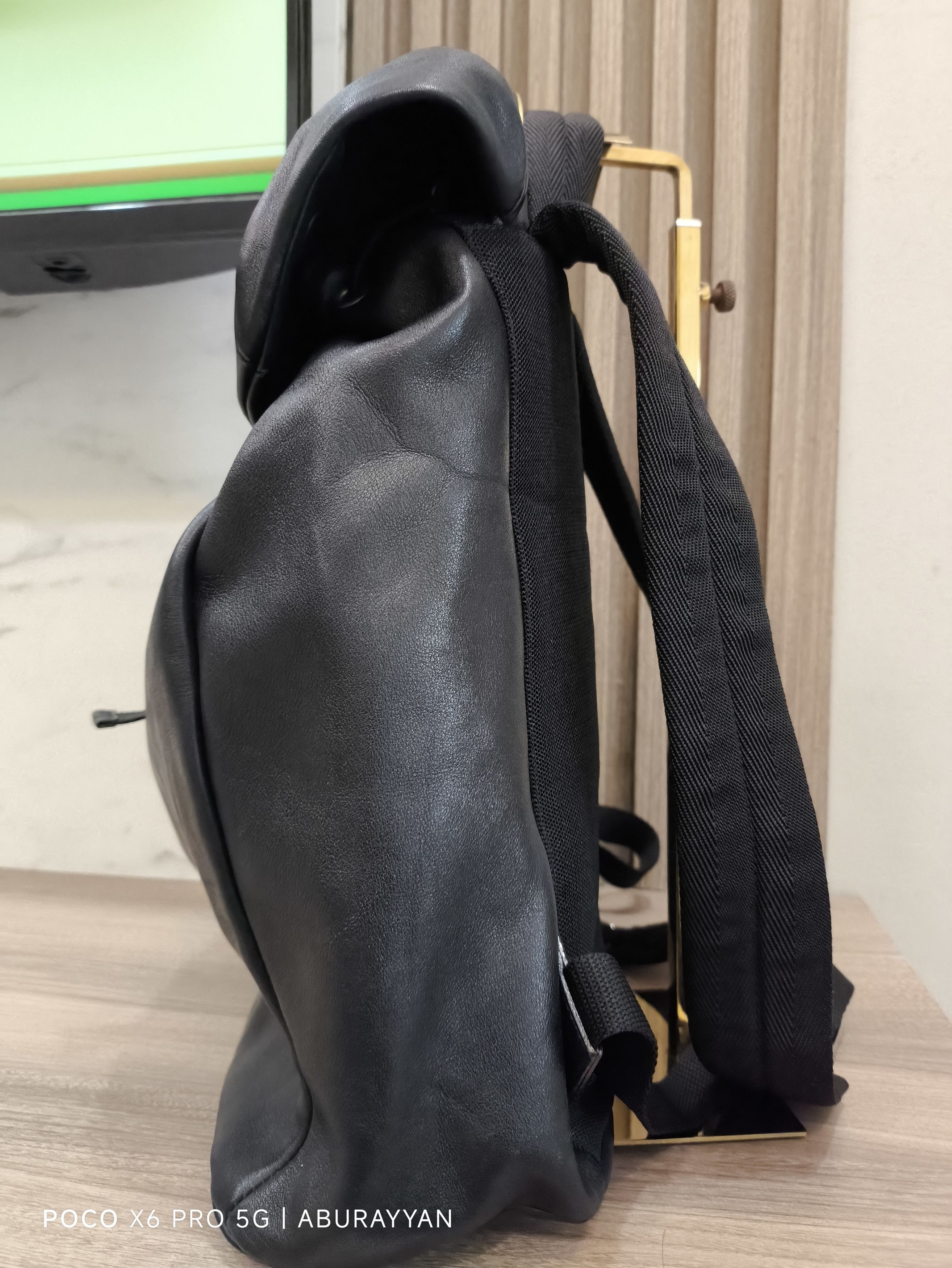 Prada Prada Soft Calf Leather Black Backpack Bag Size ONE SIZE - 2 Thumbnail