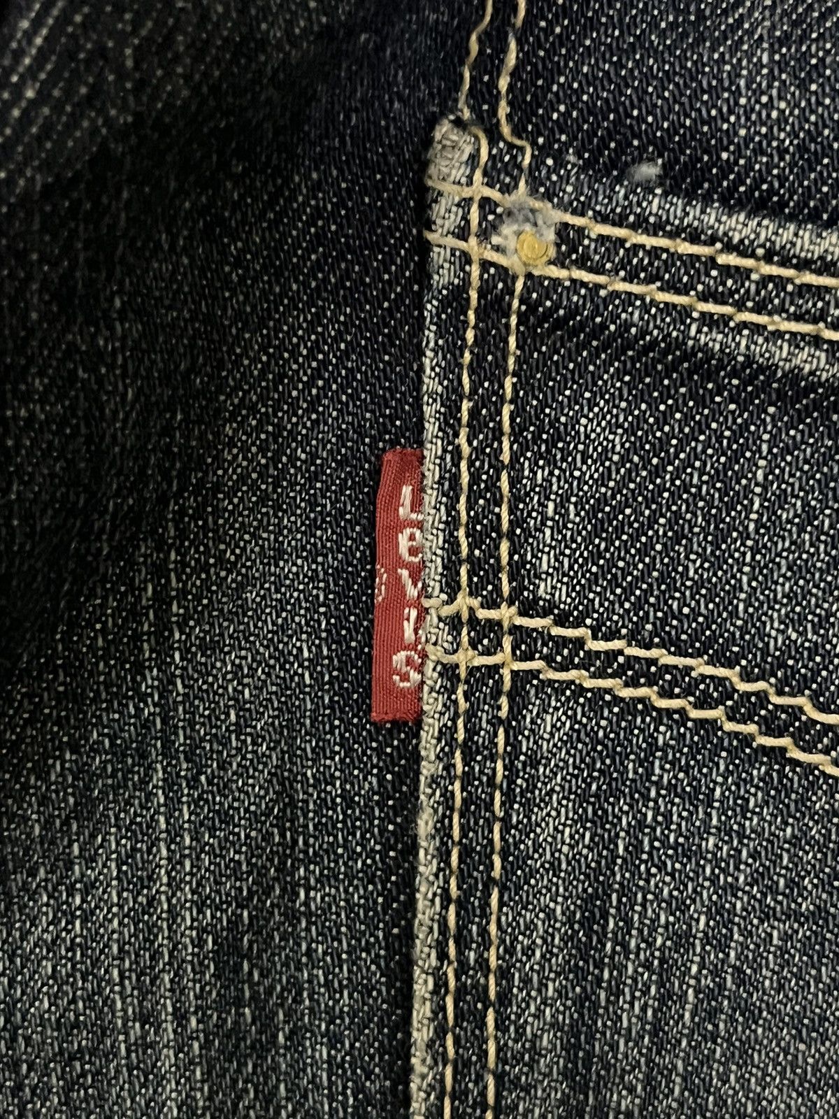 Levi's Vintage 90s Levis Engineered Loose Ripped Twisted Leg Jeans Size US 33 - 10 Thumbnail